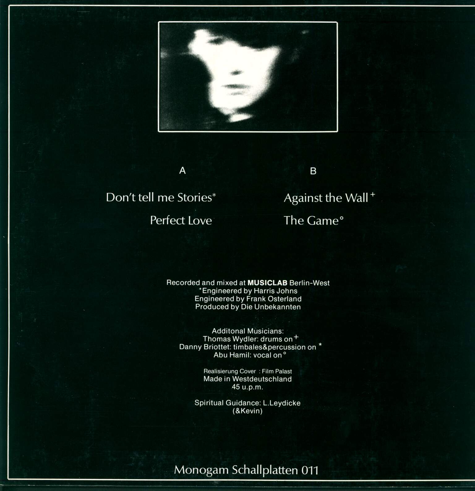 Die Unbekannten: Dangerous Moonlight, 1×12" Maxi Single (Vinyl)