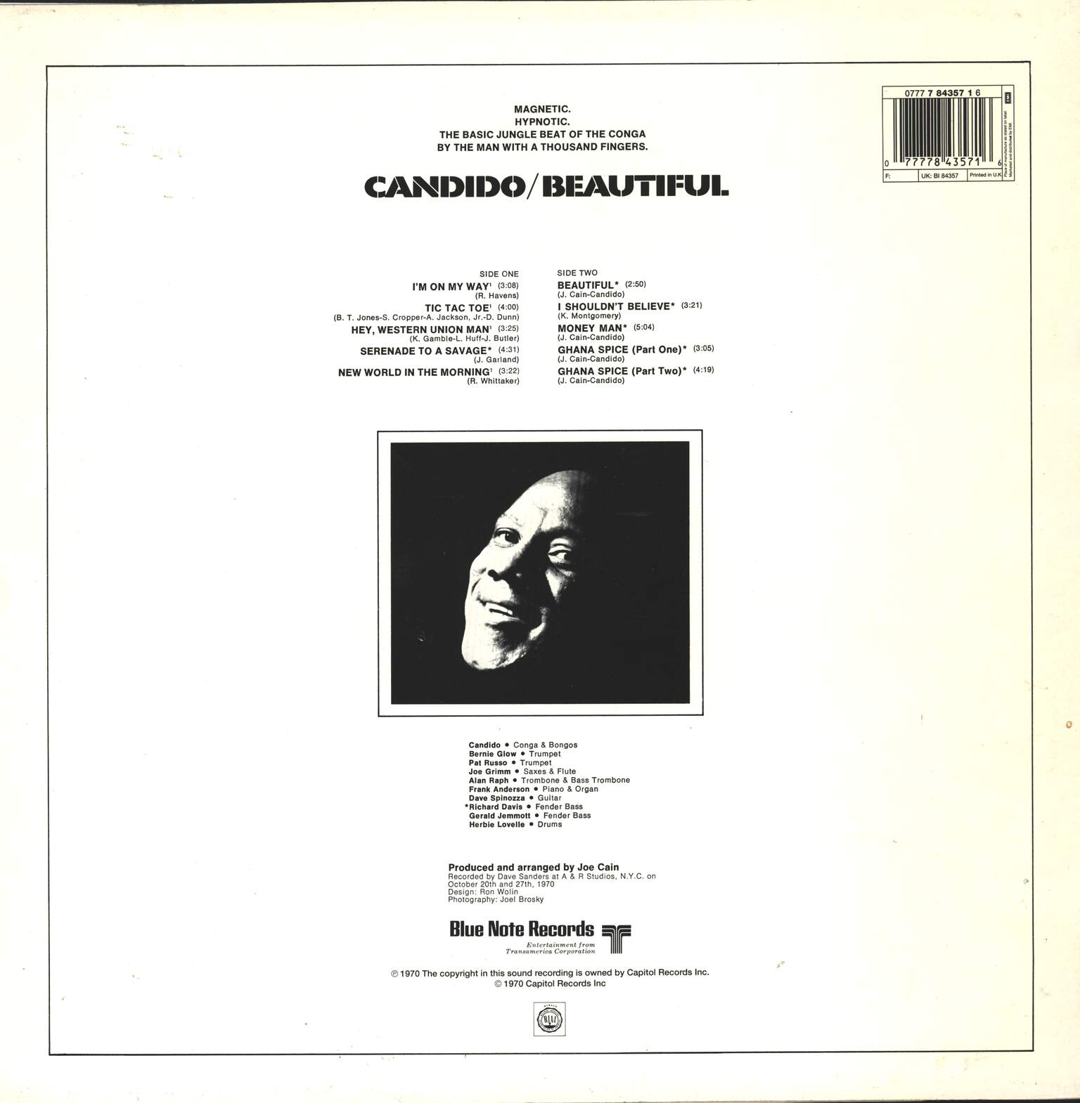 Candido: Beautiful, 1×LP (Vinyl)
