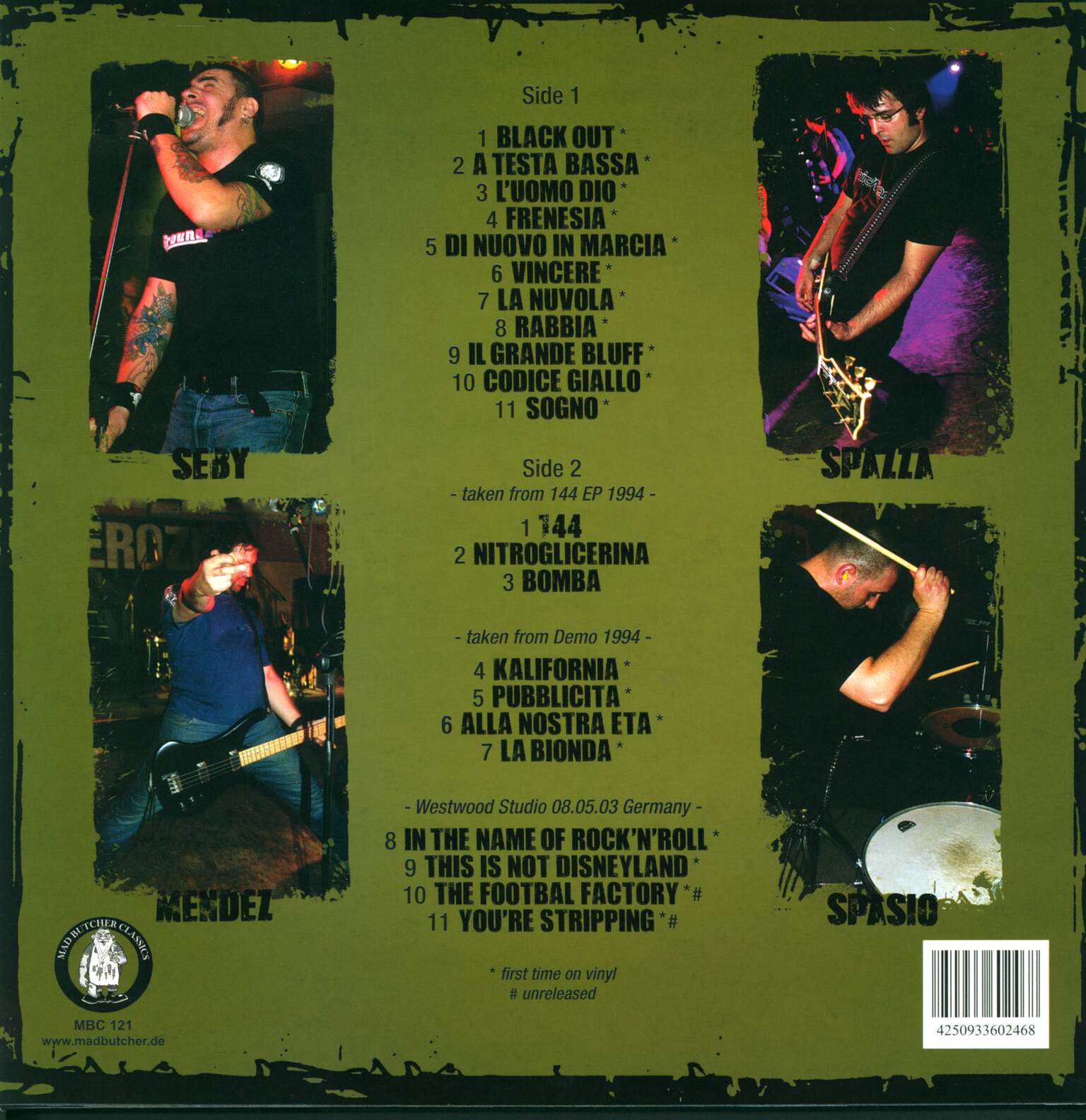Derozer: Di Nuovo In Marcia, 1×LP (Vinyl)