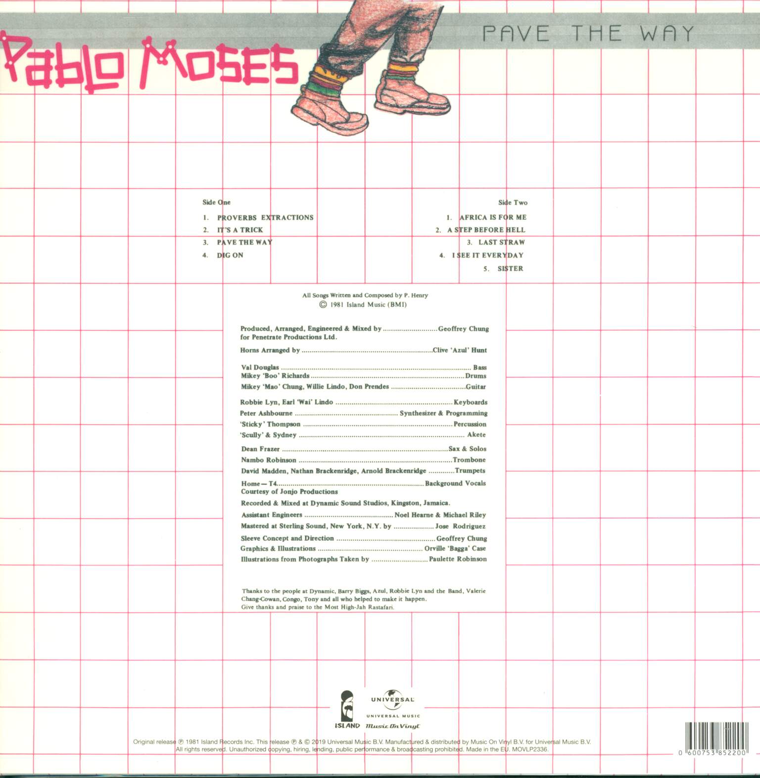 Pablo Moses: Pave The Way, 1×LP (Vinyl)