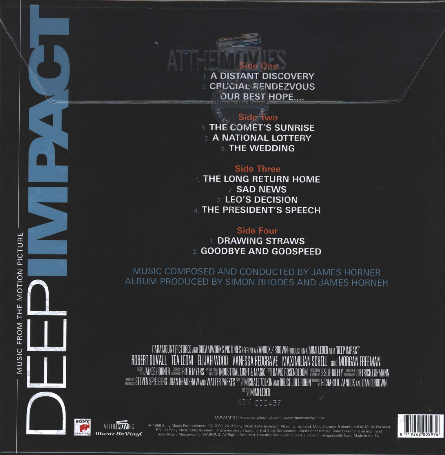 James Horner: Deep Impact (Music From The Motion Picture), 2×LP (Vinyl)