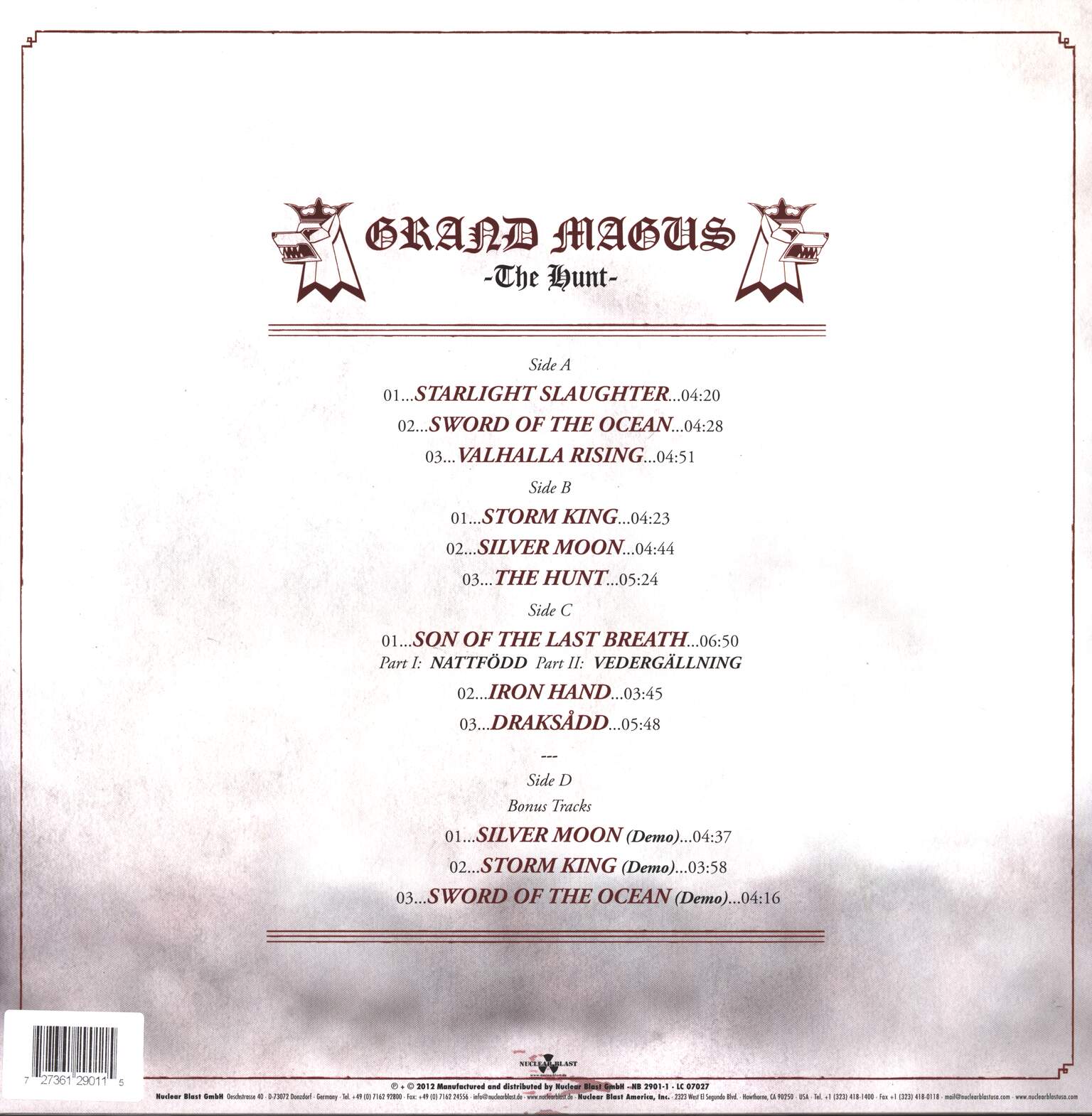 Grand Magus: The Hunt, 2×LP (Vinyl)
