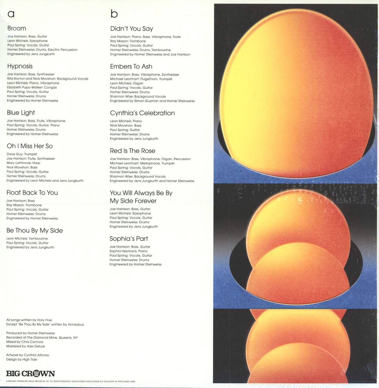 Holy Hive: Float Back To You, 1×LP (Vinyl)
