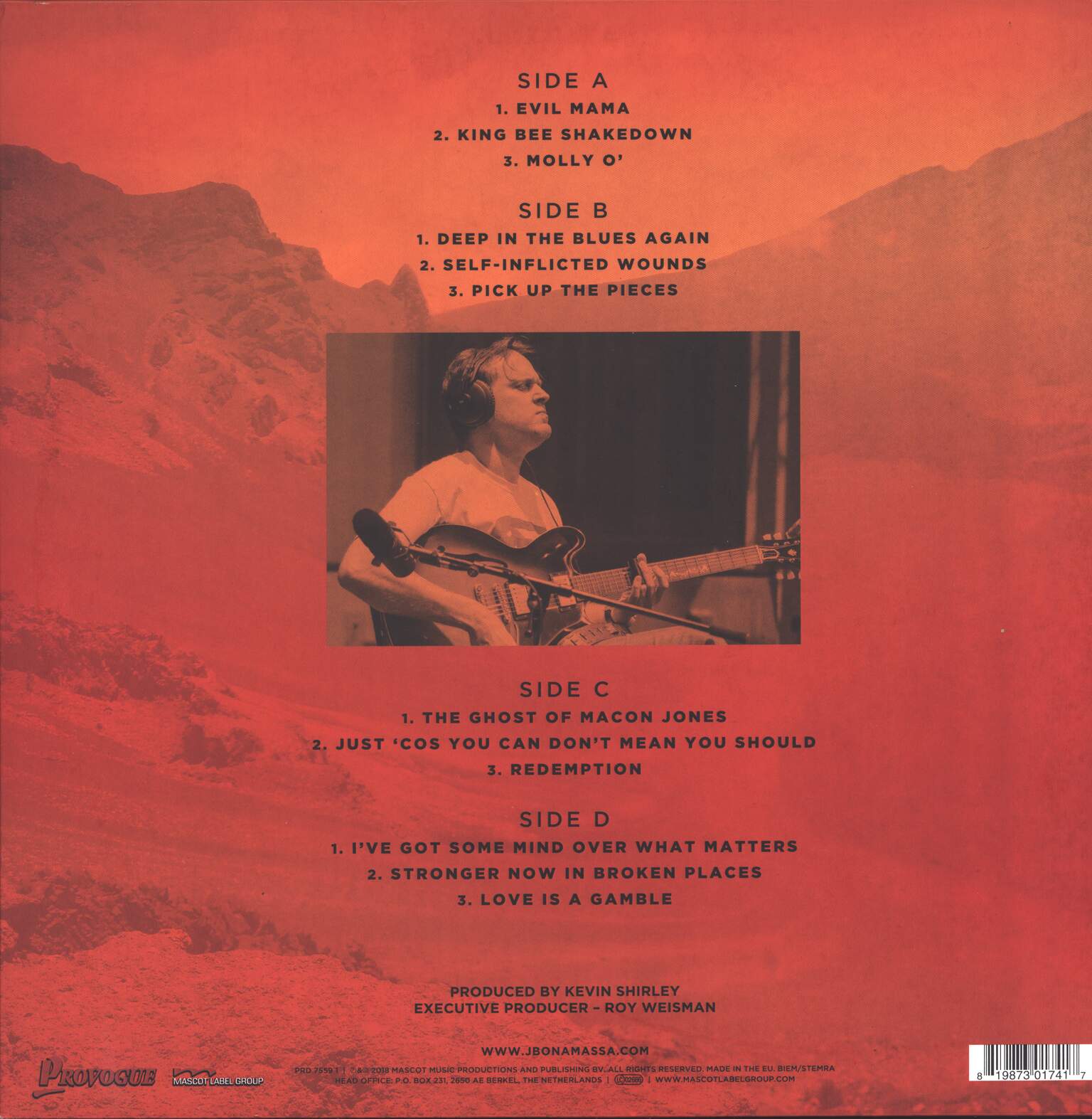 Joe Bonamassa: Redemption, 2×LP (Vinyl)