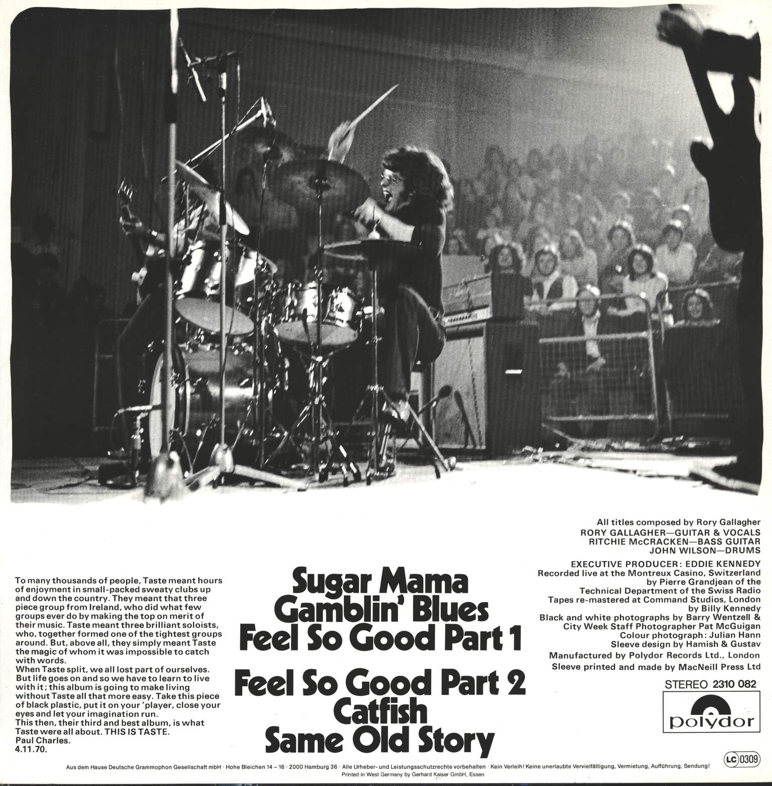 Taste: Live Taste, 1×LP (Vinyl)