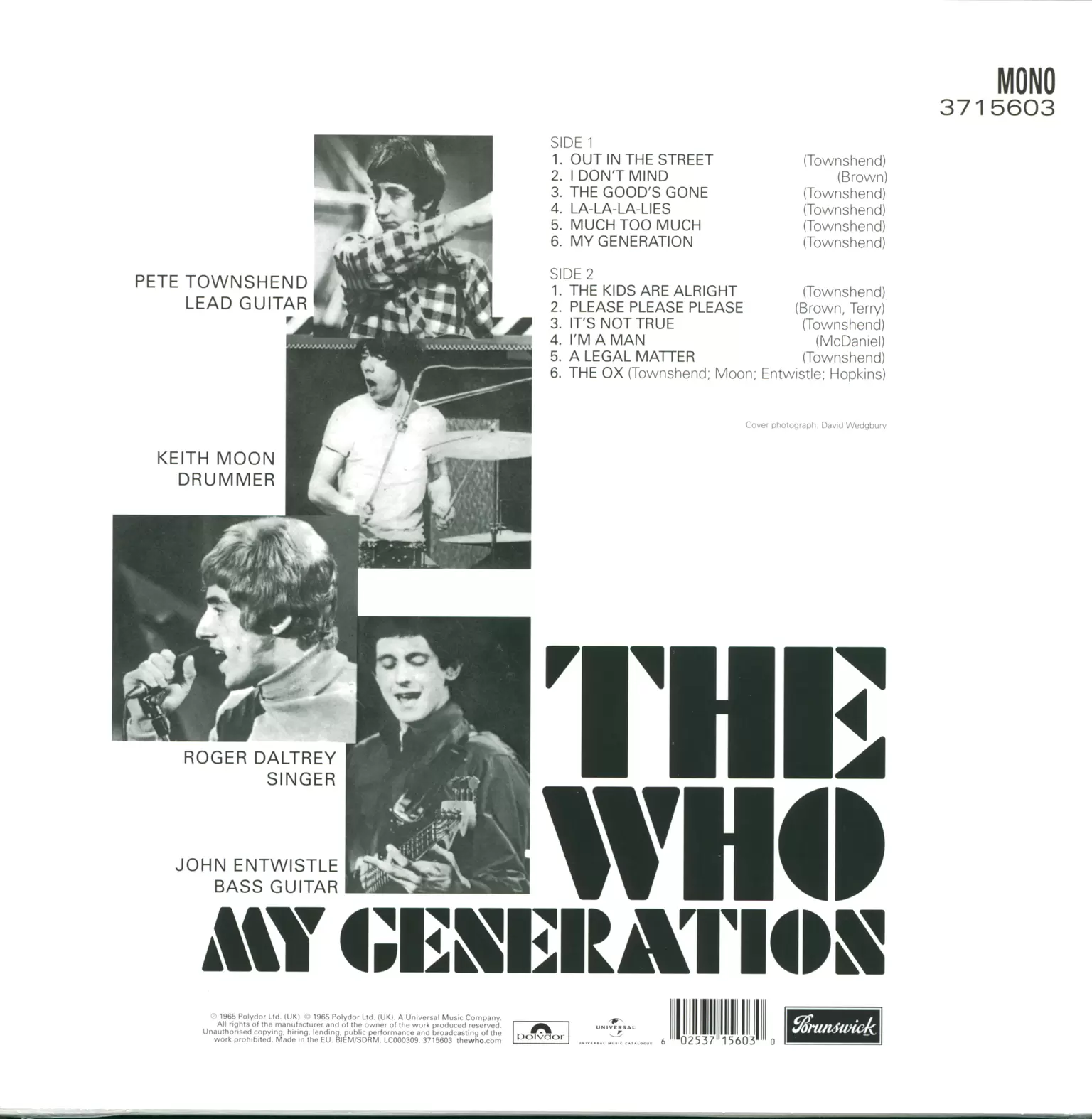 The Who: My Generation, 1×LP (Vinyl)