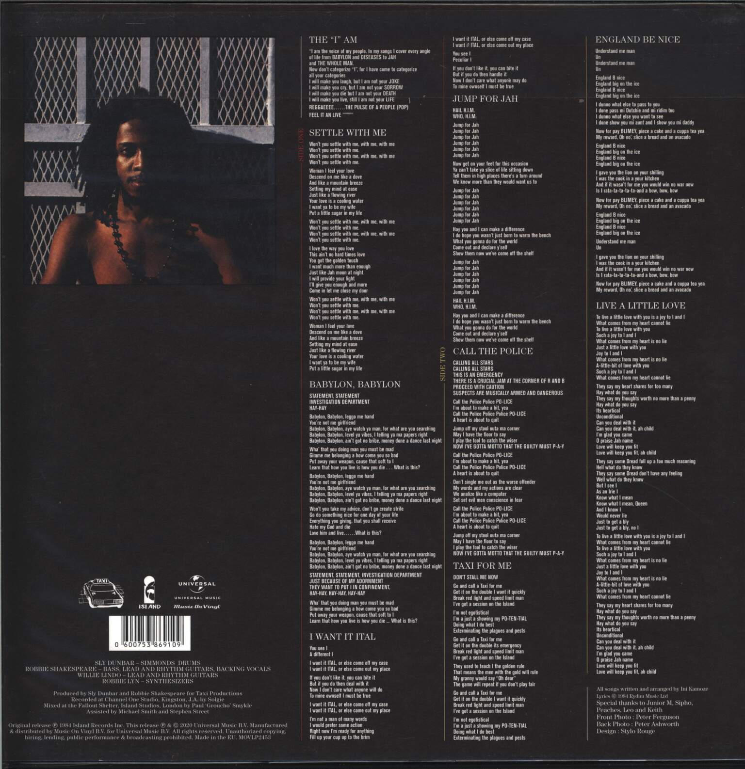 Ini Kamoze: Statement, 1×LP (Vinyl)