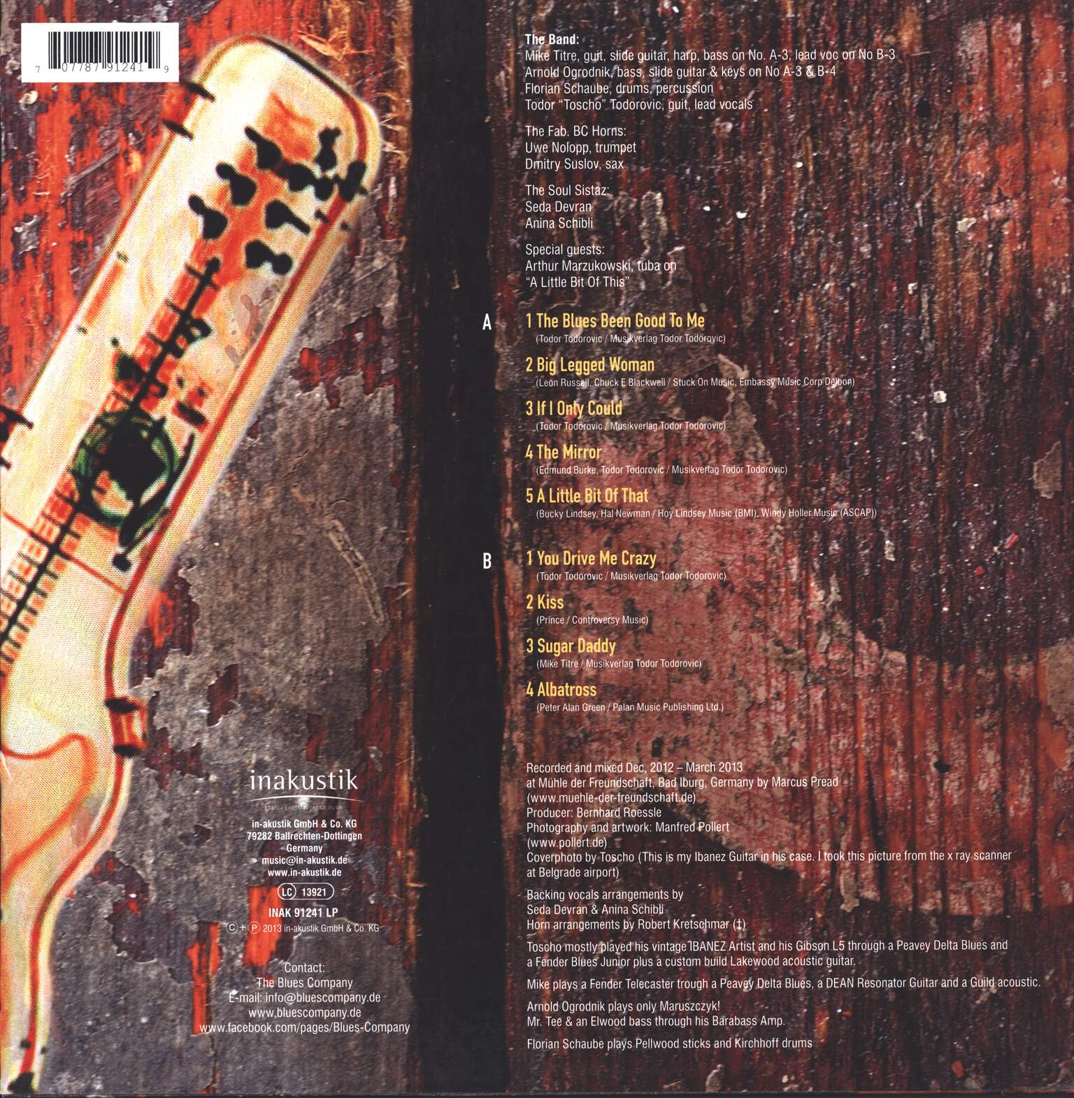 Blues Company: X-Ray Blues, 1×LP (Vinyl)