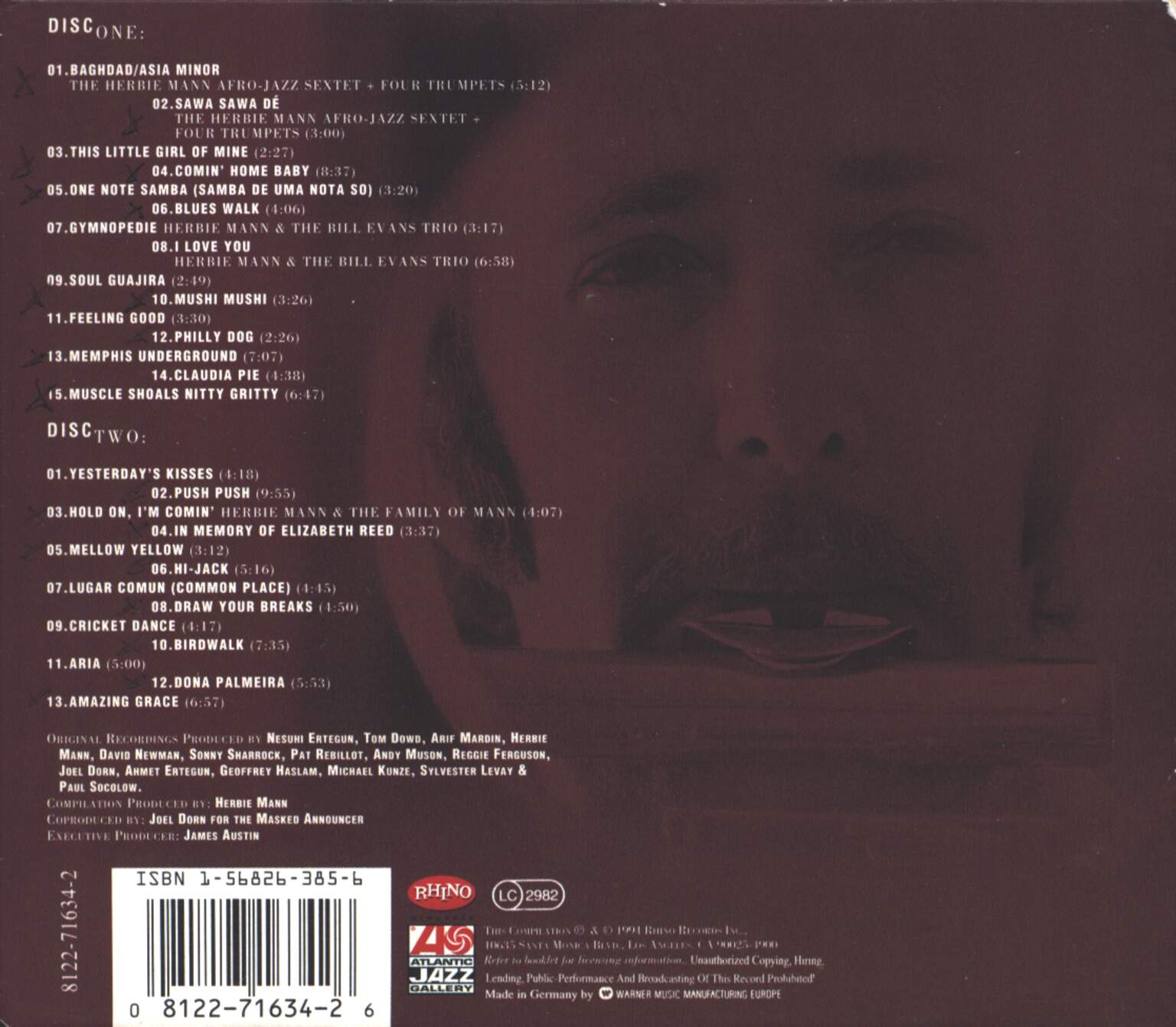 Herbie Mann: The Evolution Of Mann - The Herbie Mann Anthology, 2×CD