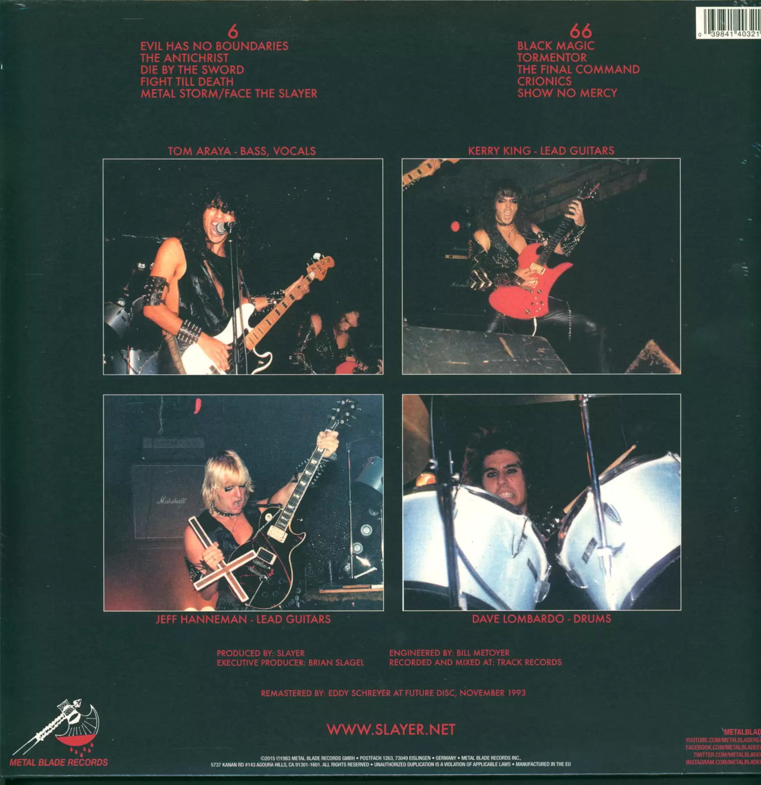 Slayer: Show No Mercy, 1×LP (Vinyl)
