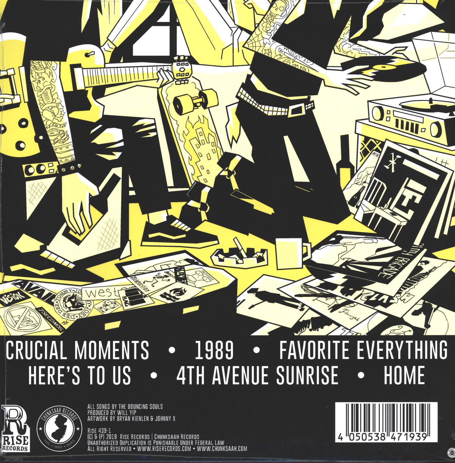 The Bouncing Souls: Crucial Moments, 1×12" Maxi Single (Vinyl)