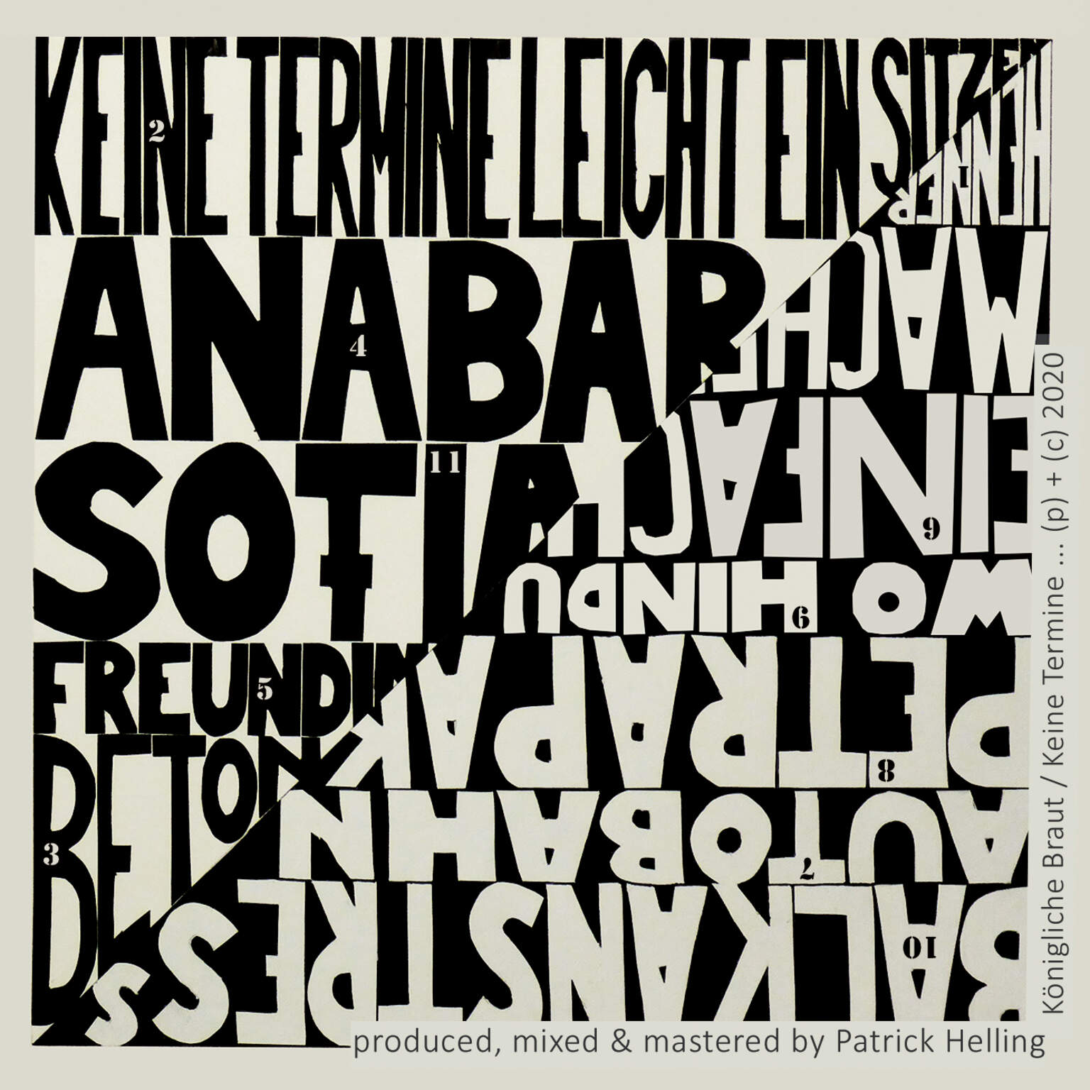 Die Königliche Braut: Keine Termine, 1×CD