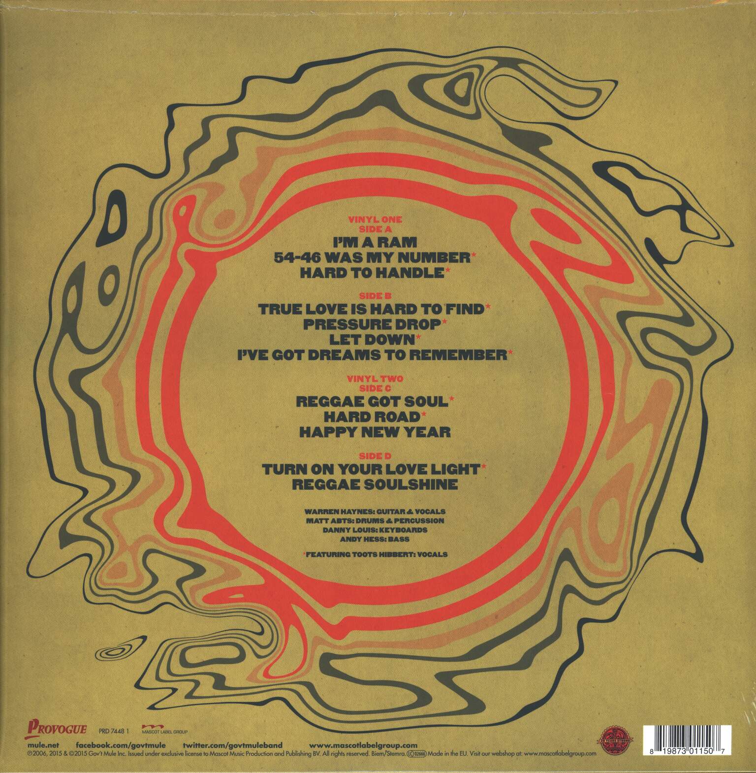 Gov't Mule: Dub Side Of The Mule, 2×LP (Vinyl)