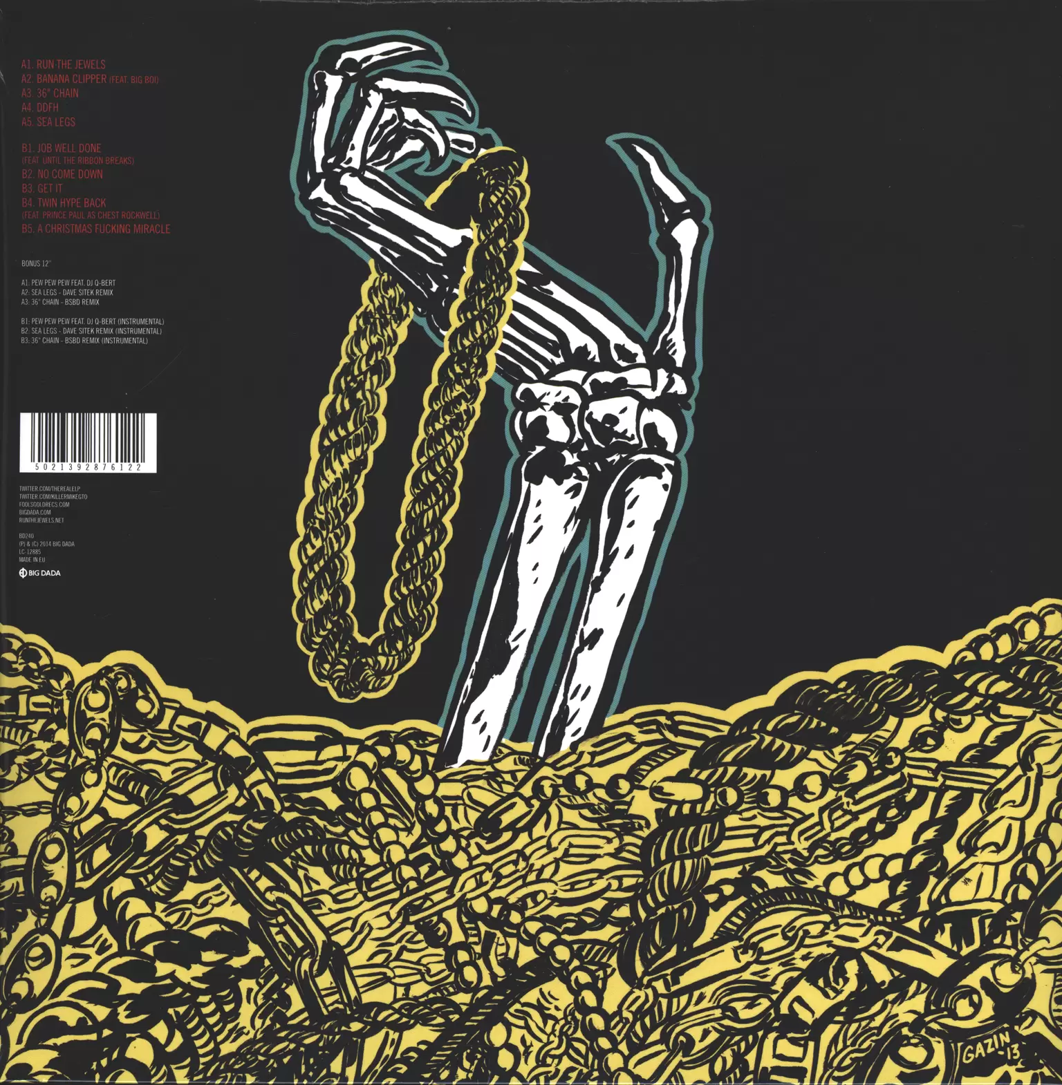Run The Jewels: Run The Jewels, 1×12" Maxi Single (Vinyl), 1×LP (Vinyl)