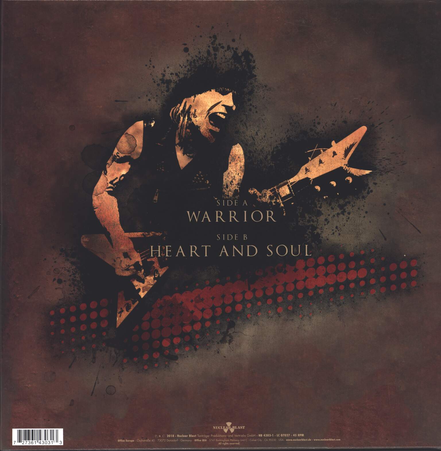 MICHAEL SCHENKER FEST: Warrior, 1×12" Maxi Single (Vinyl)