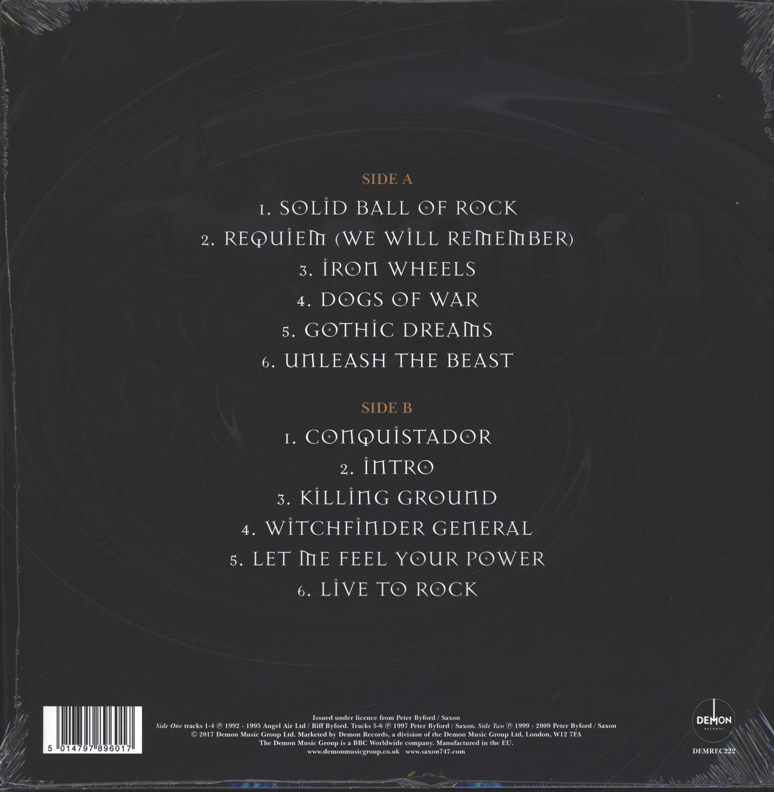 Saxon: Live To Rock: The Best Of 1991-2009, 1×LP (Vinyl)