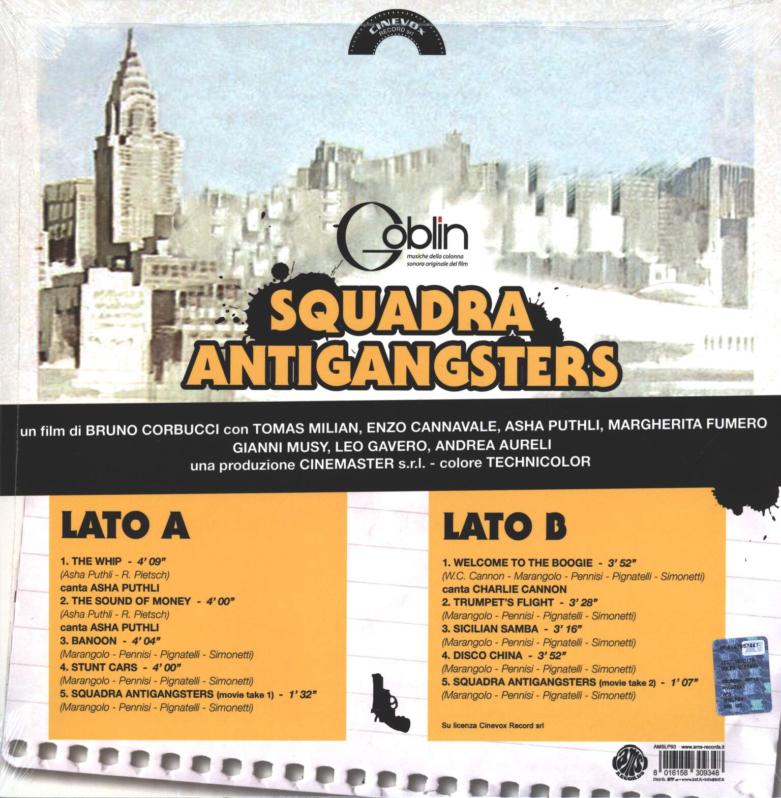 Goblin: Squadra Antigangsters, 1×LP (Vinyl)