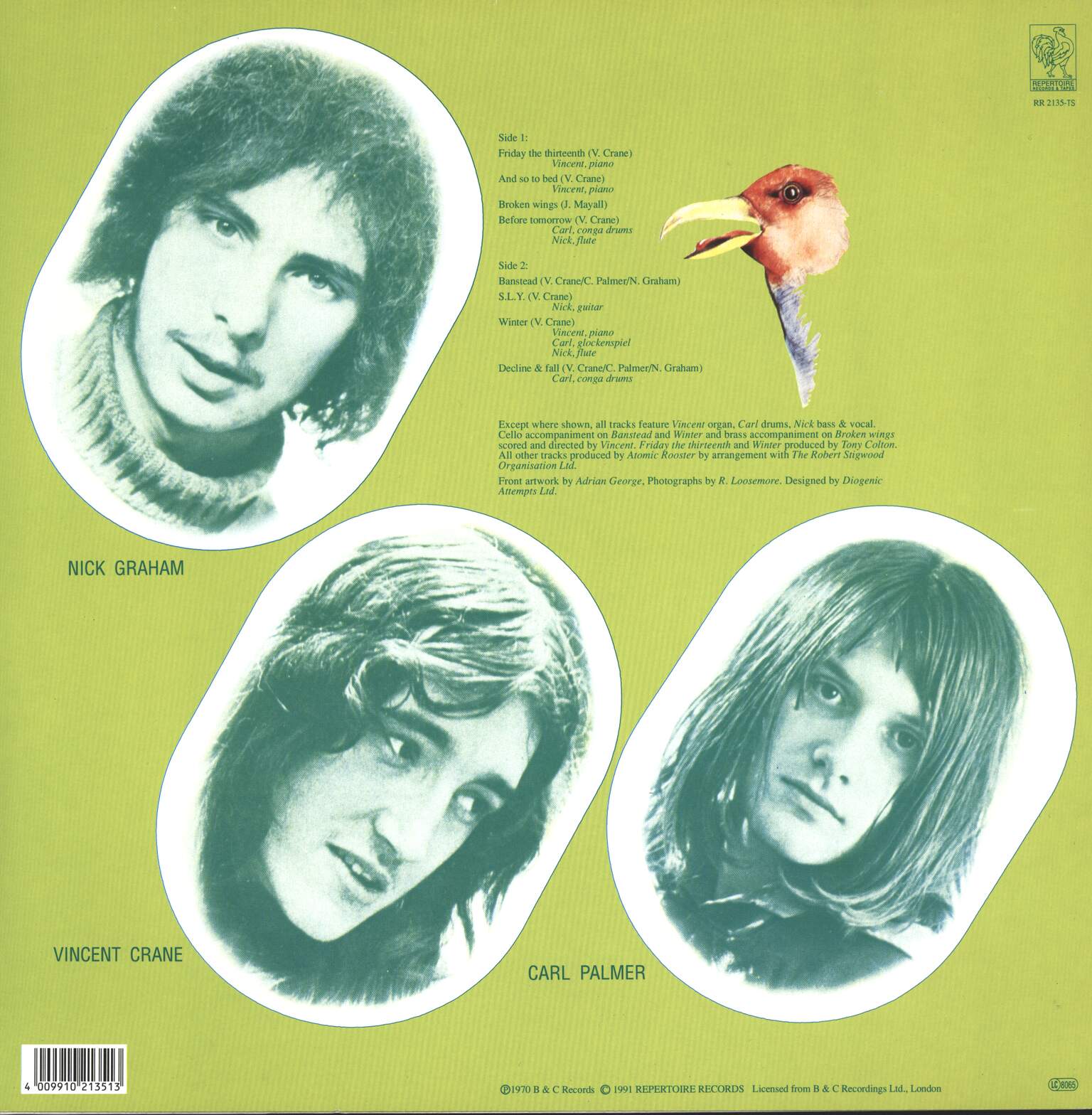 Atomic Rooster: Atomic Rooster, 1×LP (Vinyl)