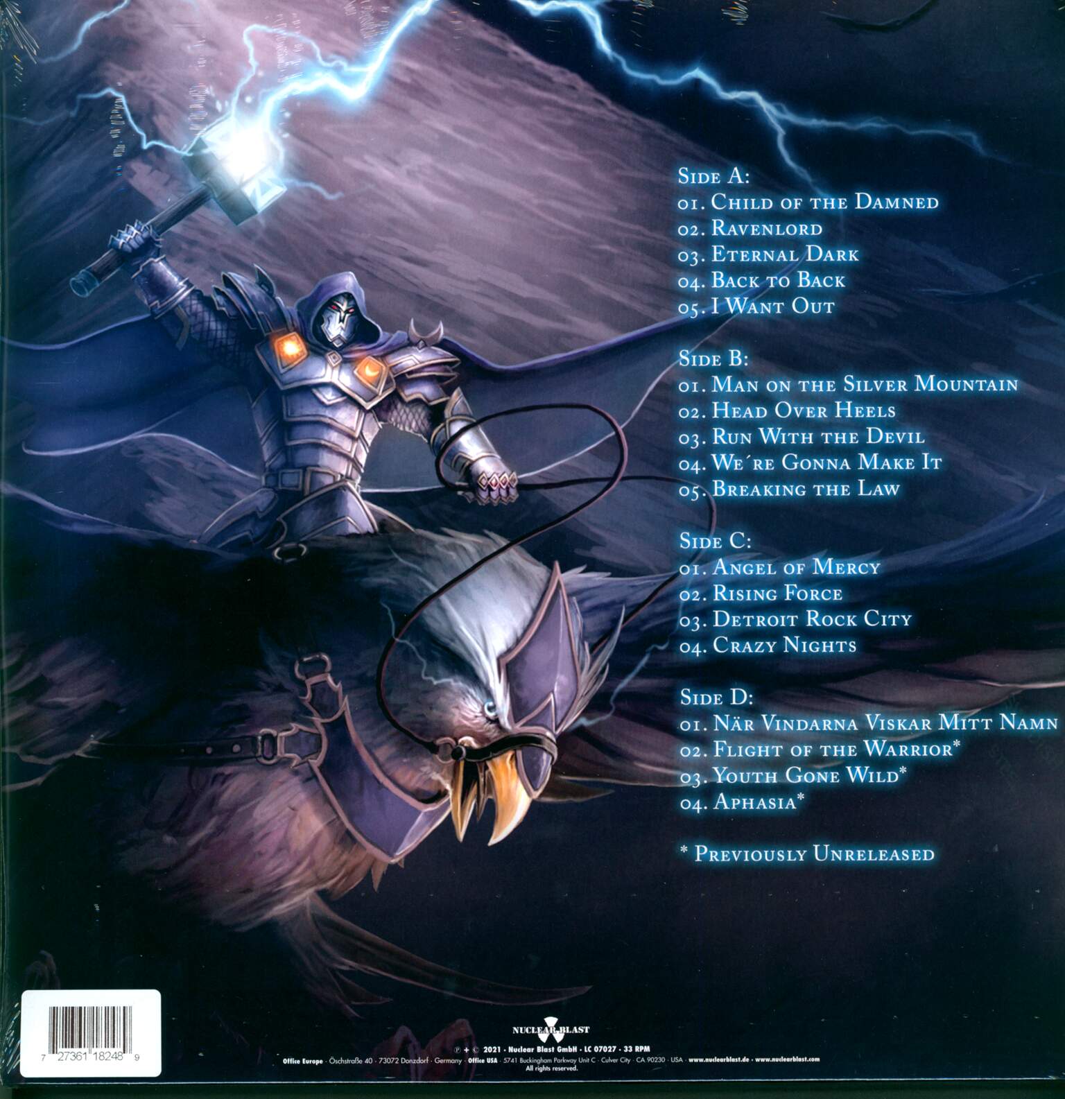 Hammerfall: Masterpieces, 2×LP (Vinyl)