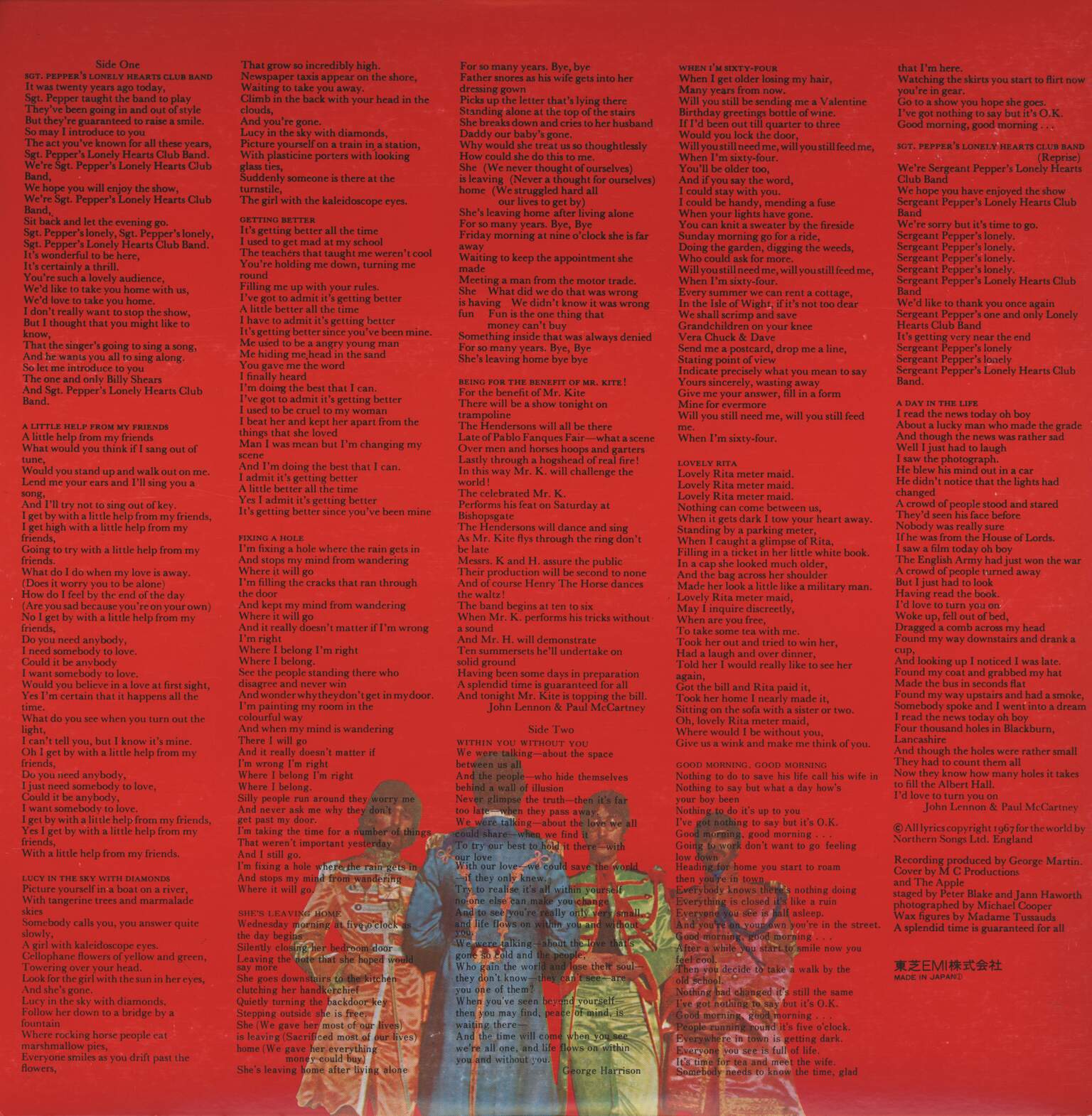 The Beatles: Sgt. Pepper's Lonely Hearts Club Band, 1×LP (Vinyl)
