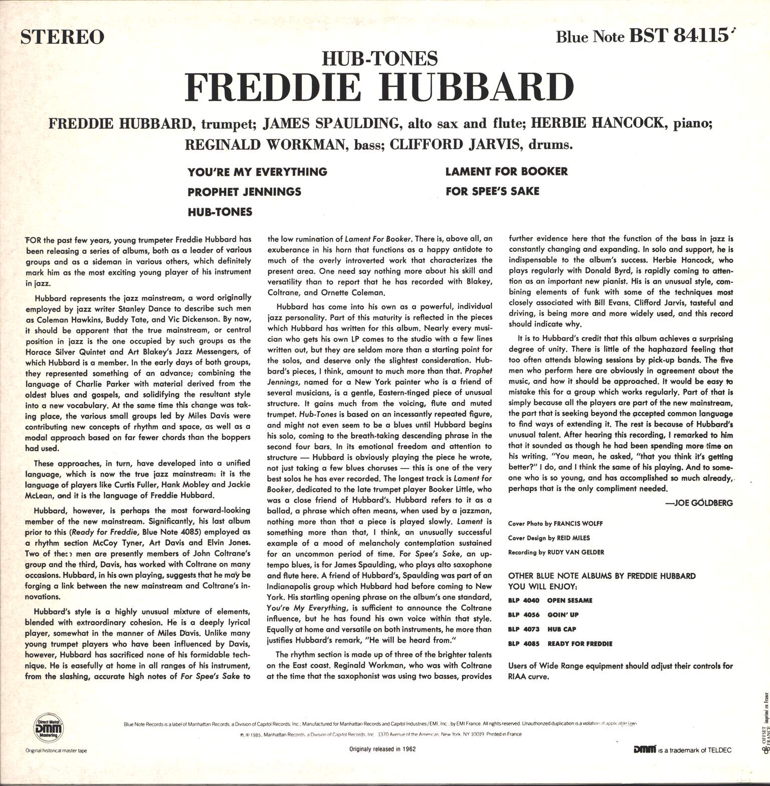 Freddie Hubbard: Hub-Tones, 1×LP (Vinyl)