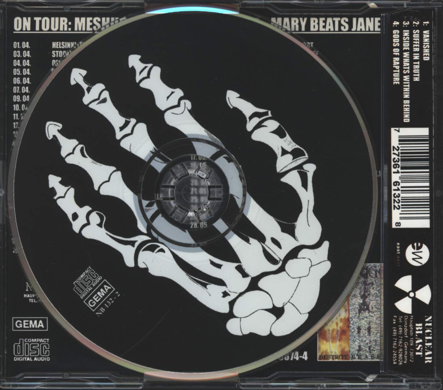Meshuggah: Selfcaged, 1×Mini CD