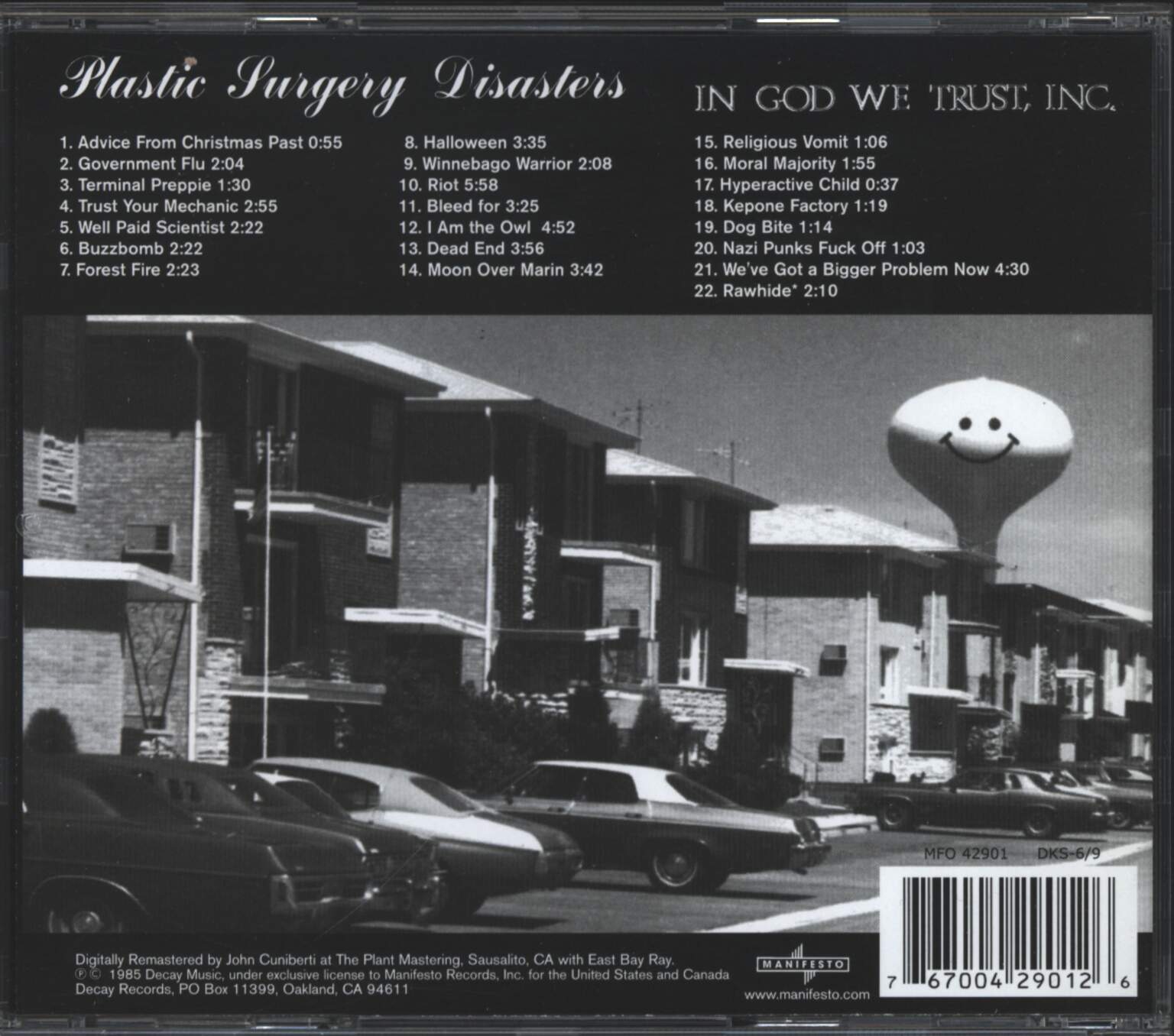 Dead Kennedys: Plastic Surgery Disasters & In God We Trust, Inc., 1×CD