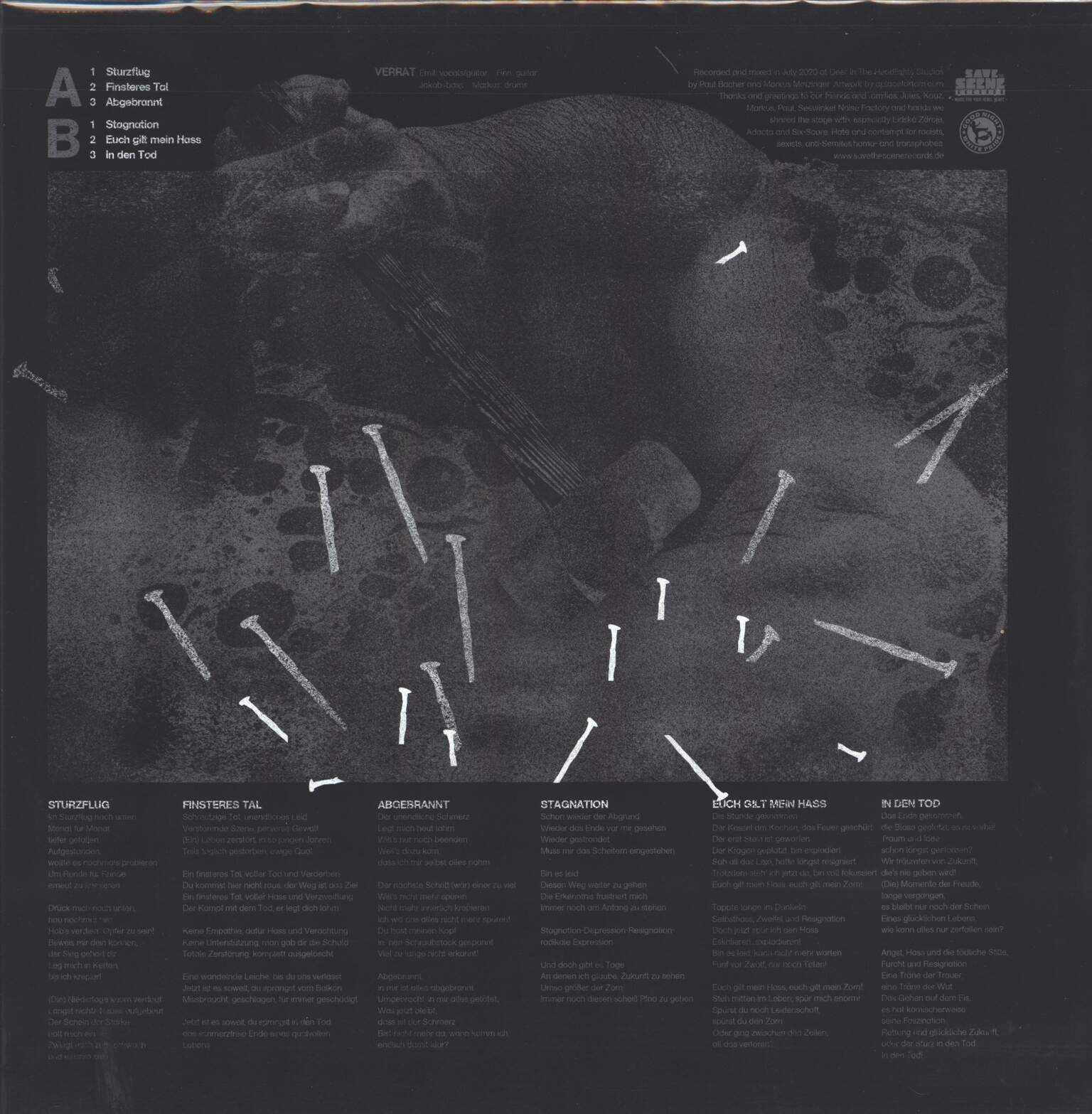 Verrat: Abgebrannt, 1×Mini LP (Vinyl)