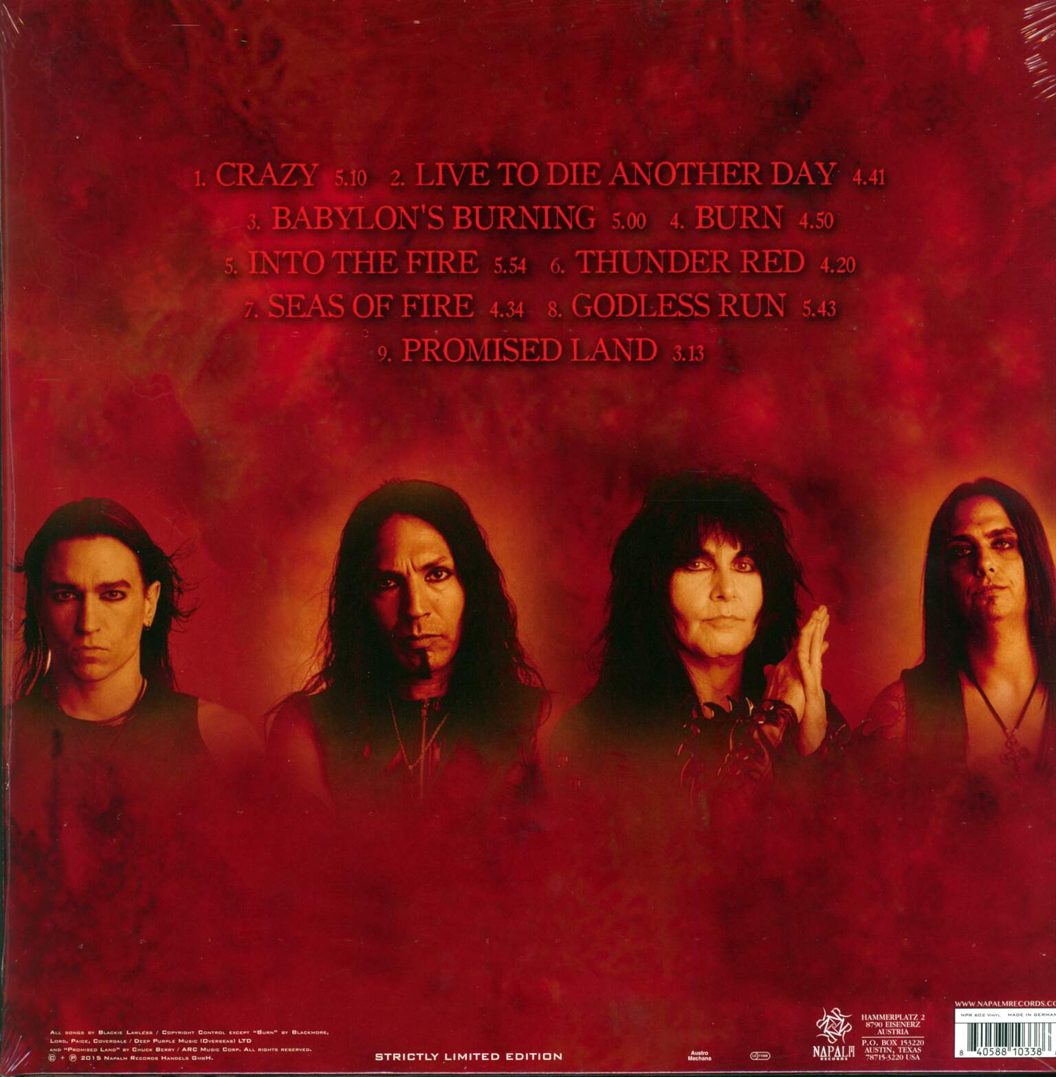 W.A.S.P.: Babylon, 1×LP (Vinyl)