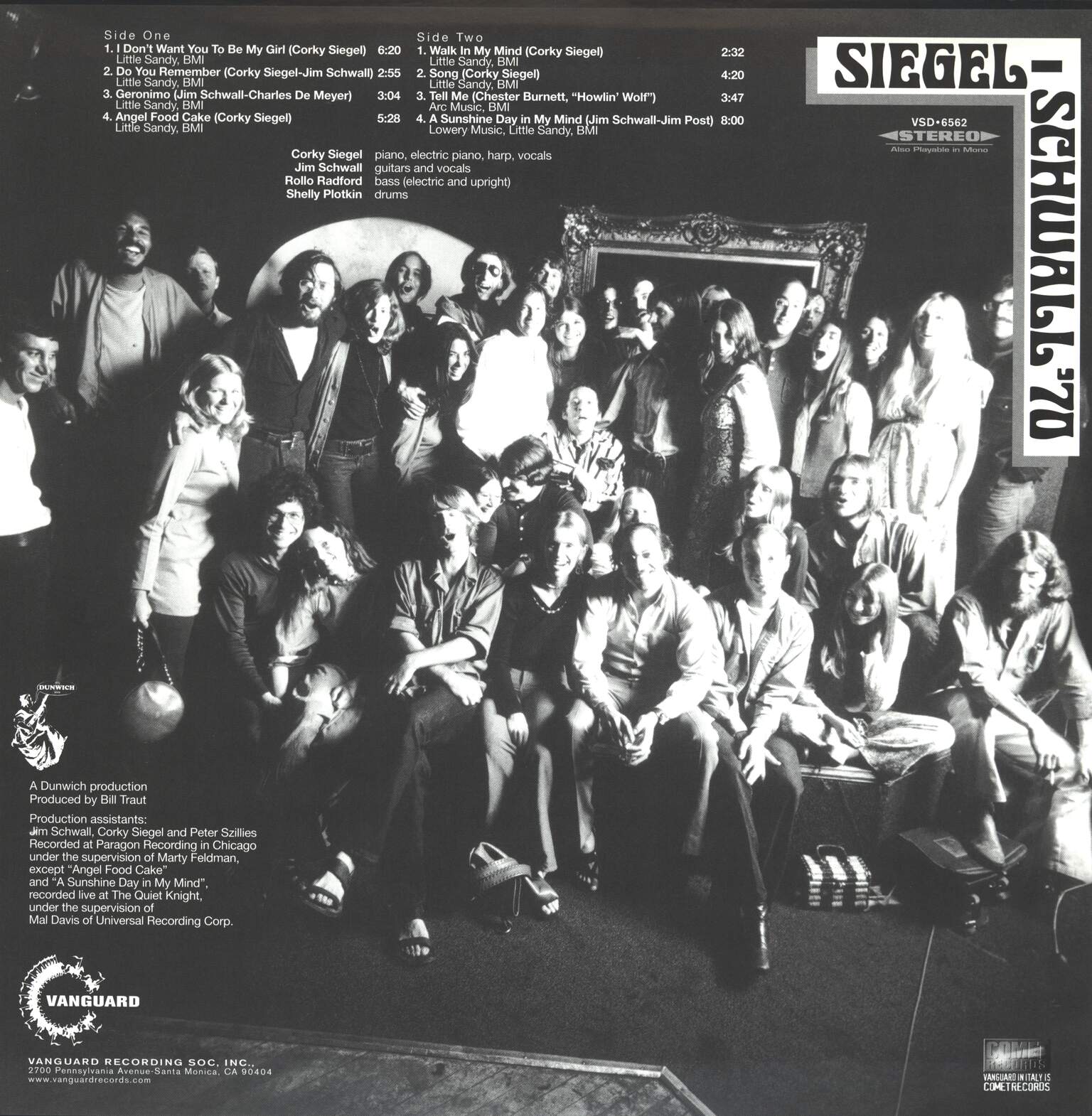 The Siegel-Schwall Band: Siegel - Schwall '70, 1×LP (Vinyl)