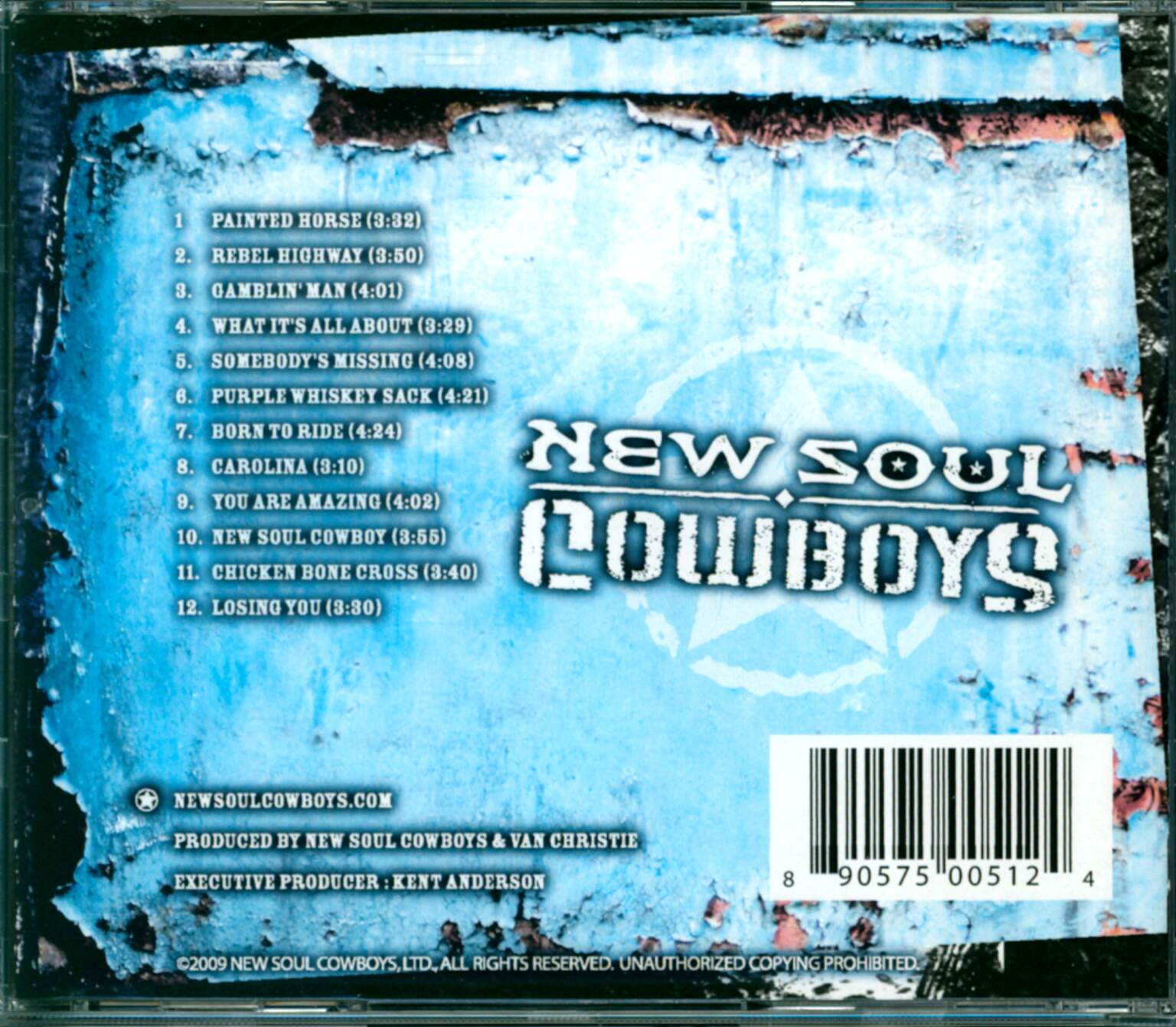 New Soul Cowboys: New Soul Cowboys, 1×CD