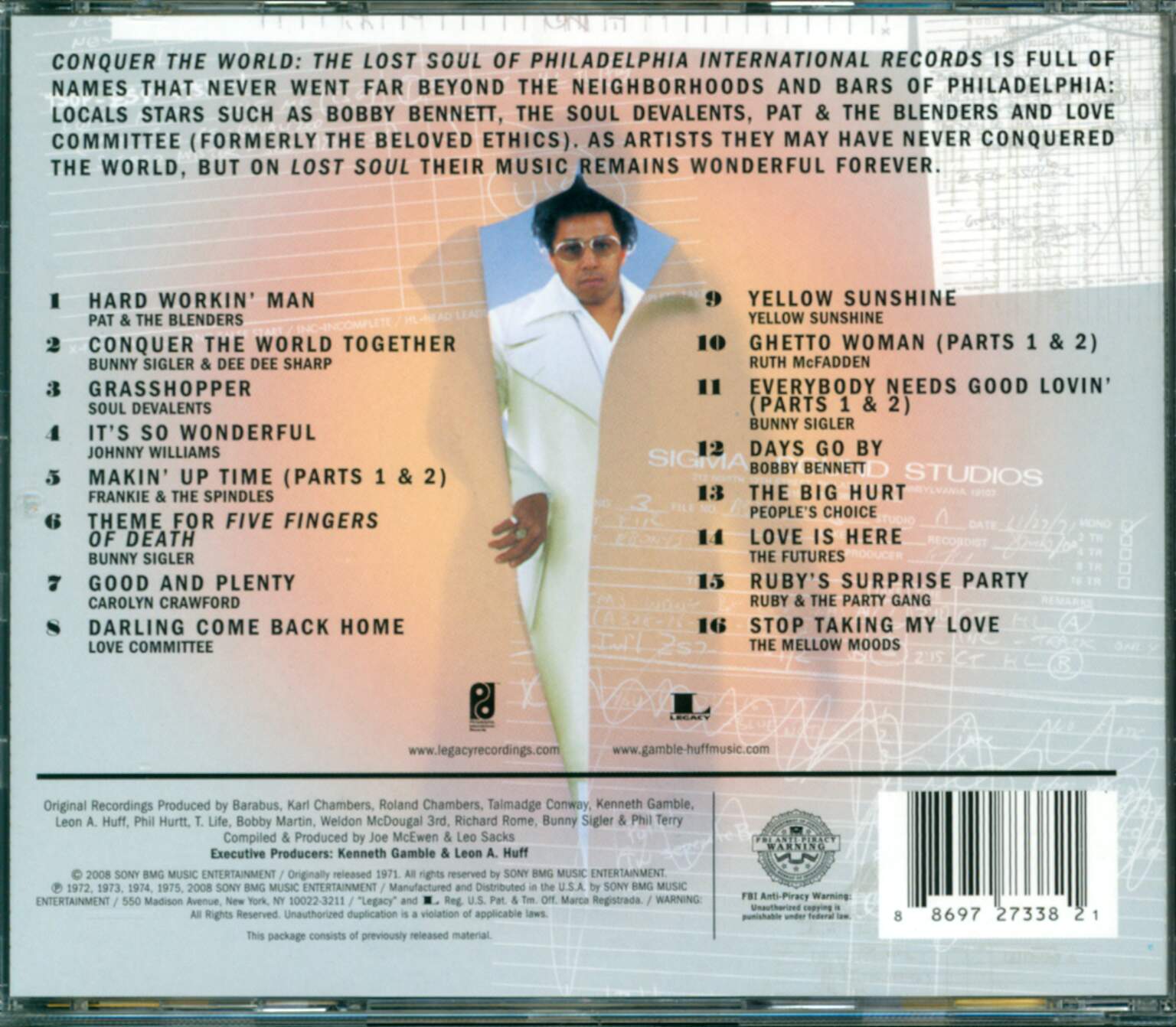 Various: Conquer The World (The Lost Soul Of Philadelphia International Records), 1×CD