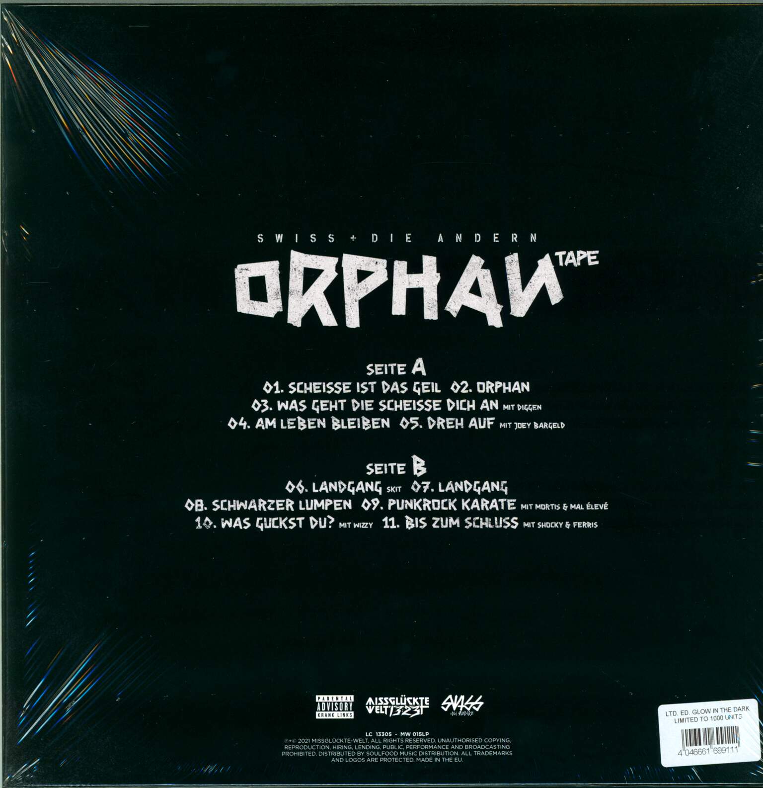 Swiss & Die Andern: Orphan, 1×LP (Vinyl)