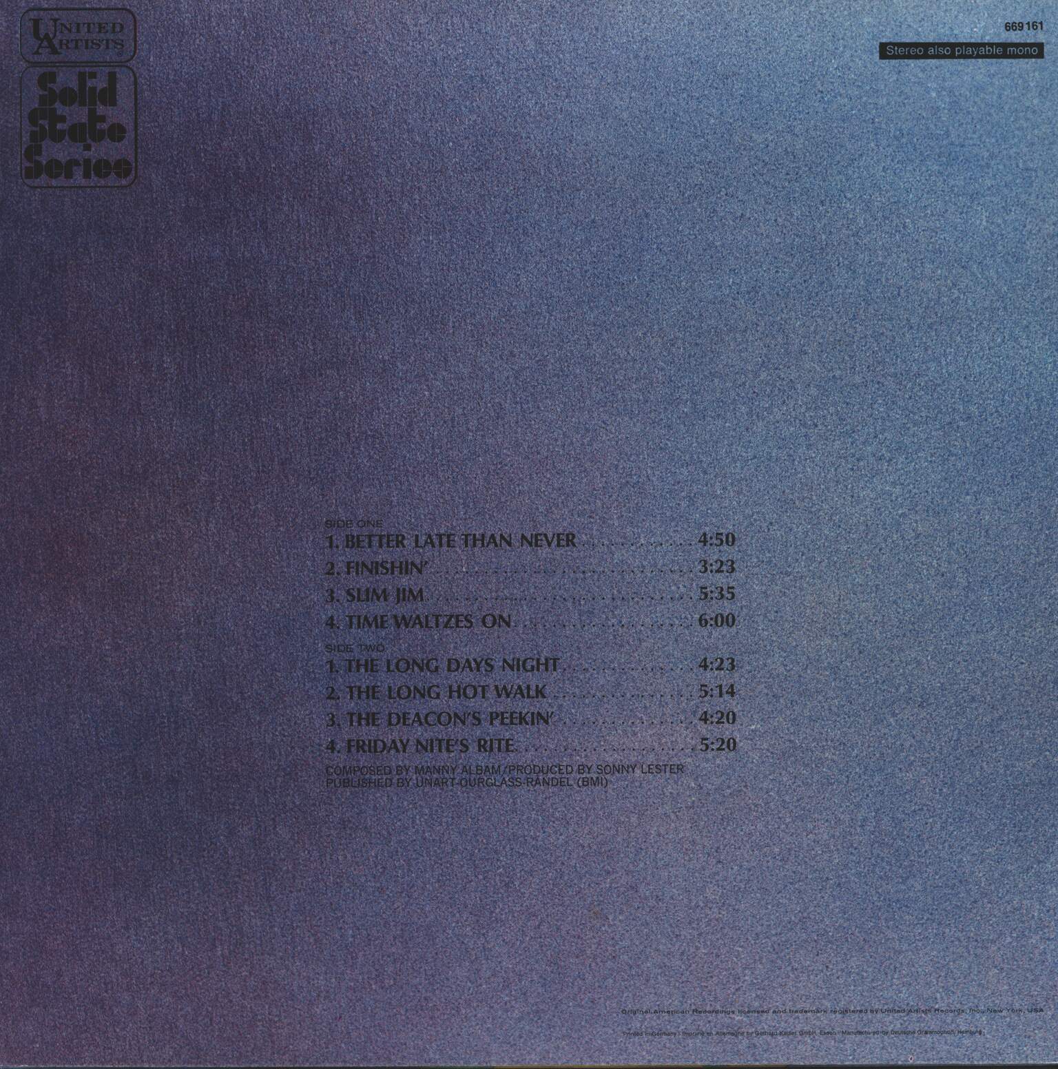 Jimmy McGriff: A Bag Full Of Blues, 1×LP (Vinyl)