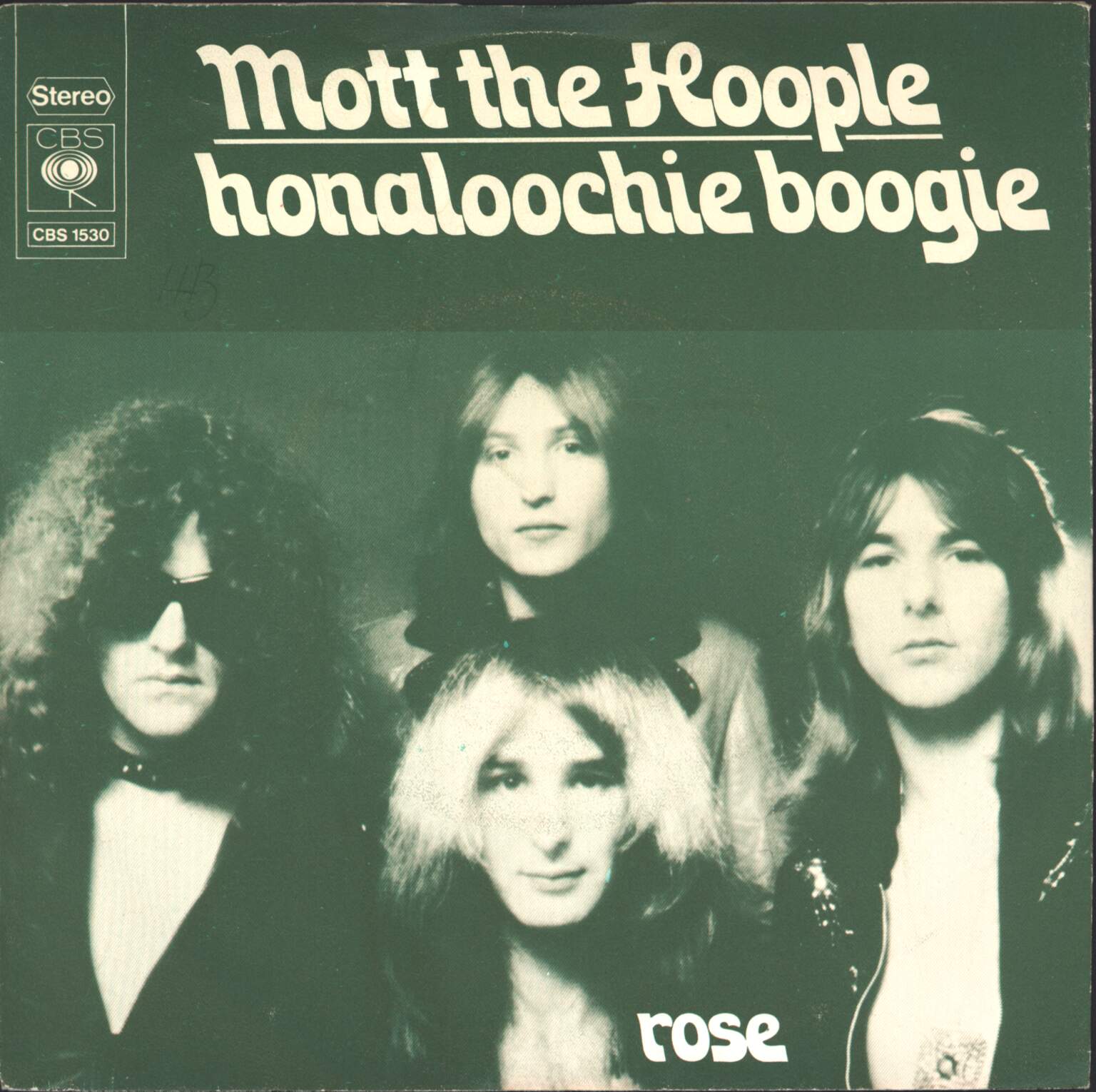 Mott The Hoople: Honaloochie Boogie / Rose, 1×7" Single (Vinyl)