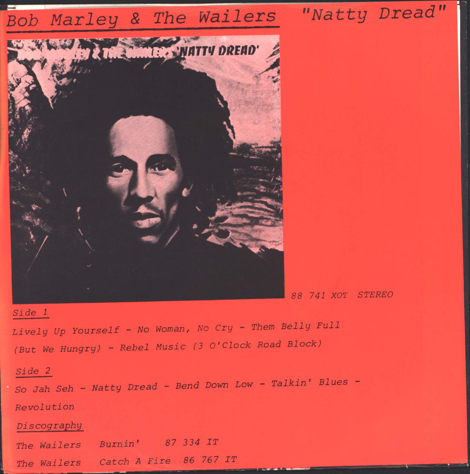 Bob Marley & The Wailers: No Woman, No Cry (Live At The Lyceum, London), 1×7" Single (Vinyl)