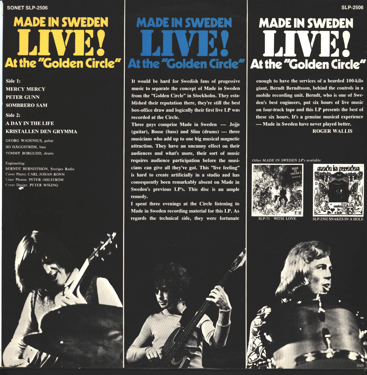 Made In Sweden: Live! At The "Golden Circle", 1×LP (Vinyl)