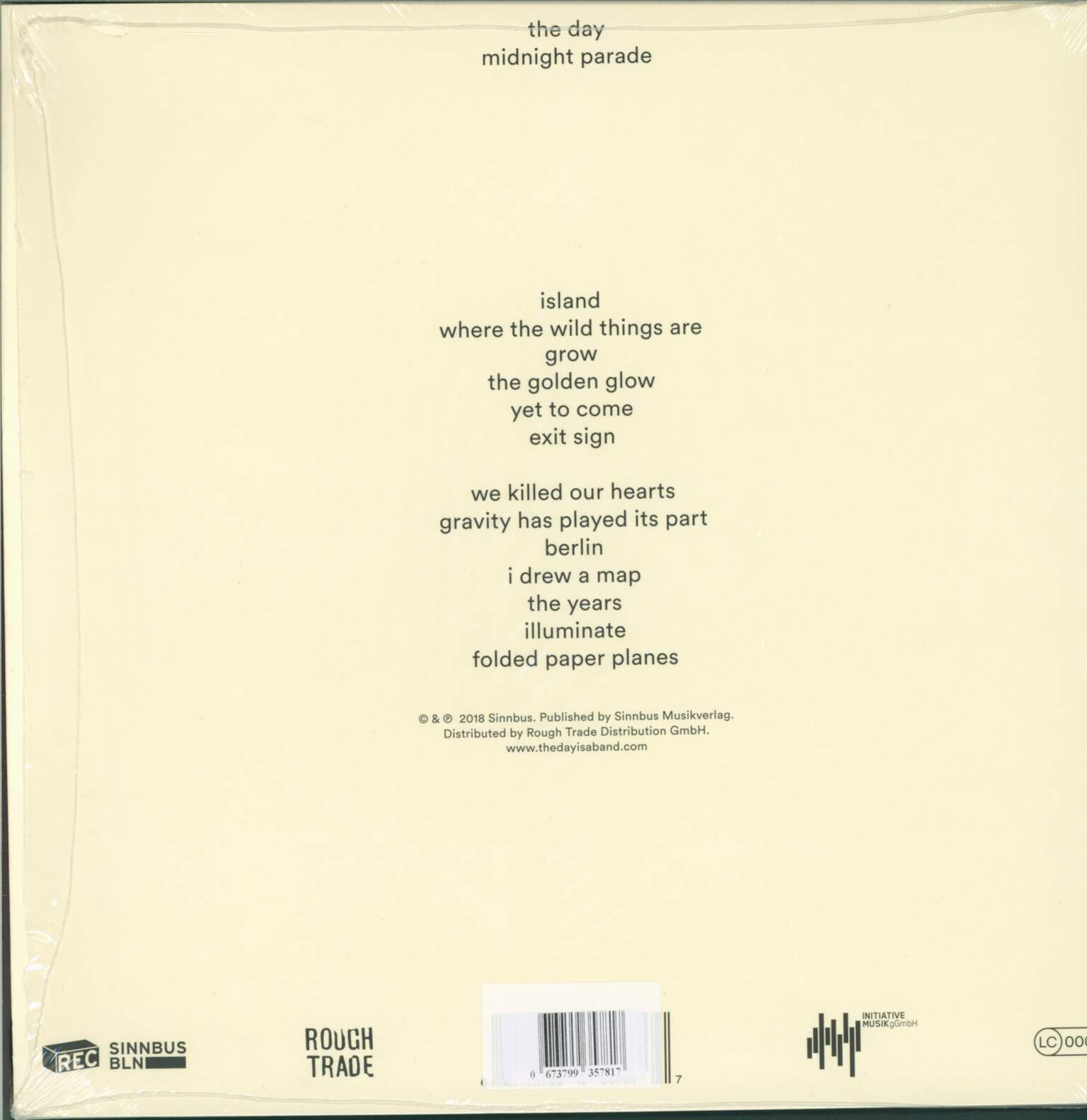 The Day: Midnight Parade, 1×LP (Vinyl)