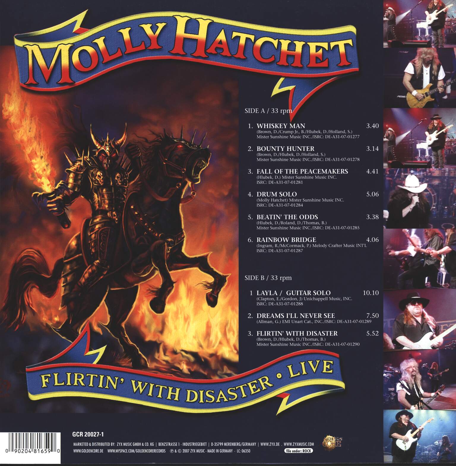 Molly Hatchet: Flirtin' With Disaster Live, 1×LP (Vinyl)