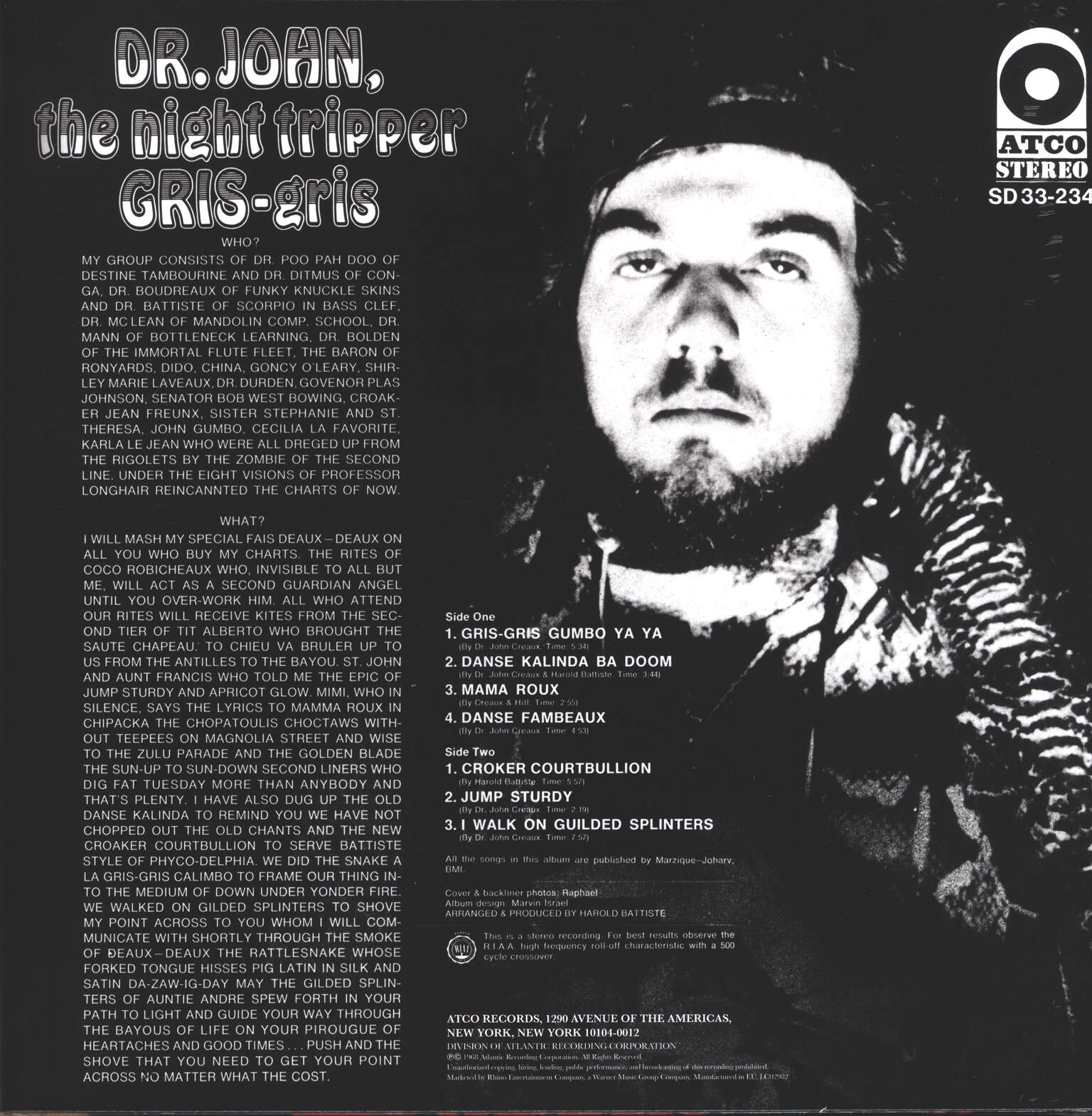 Dr. John: Gris-Gris, 1×LP (Vinyl)