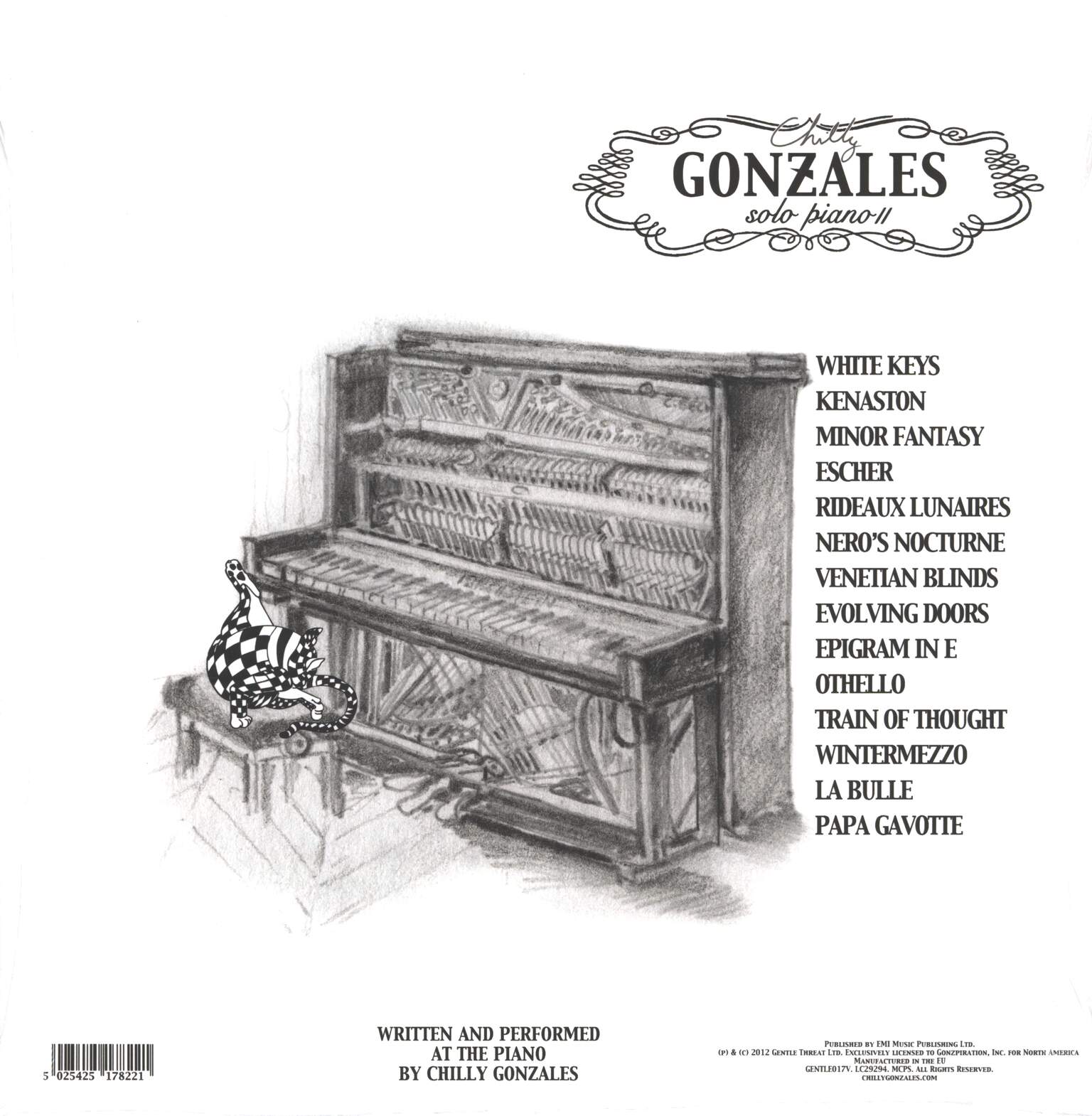 Gonzales: Solo Piano II, 1×LP (Vinyl)