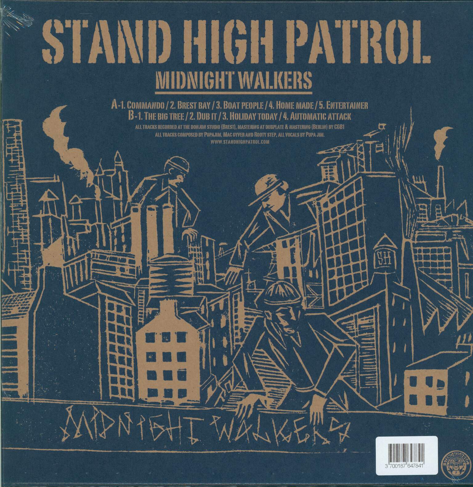 Stand High Patrol: Midnight Walkers, 1×LP (Vinyl)