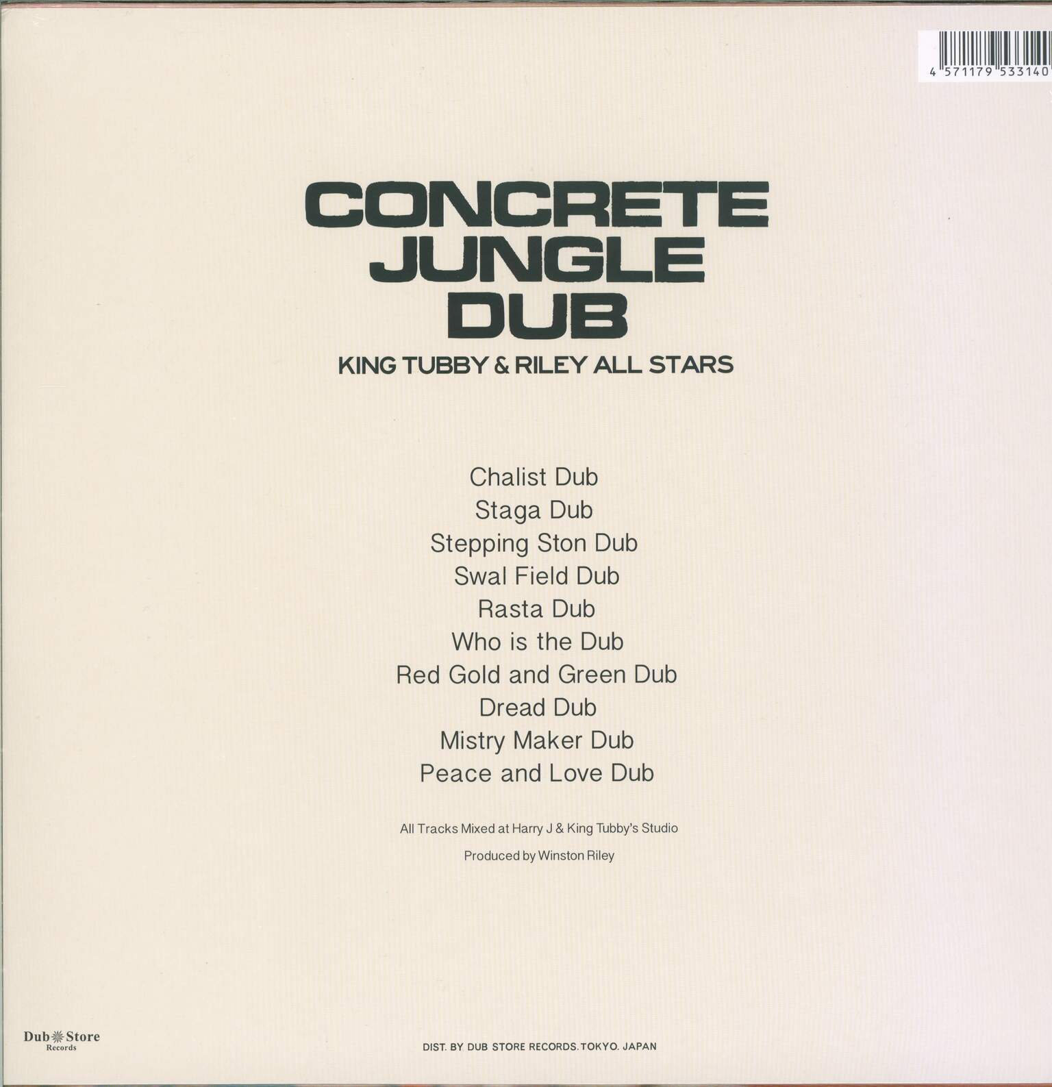 King Tubby: Concrete Jungle Dub, 1×LP (Vinyl)