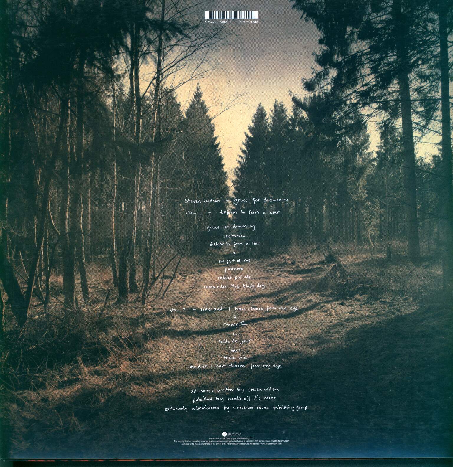 Steven Wilson: Grace For Drowning, 2×LP (Vinyl)