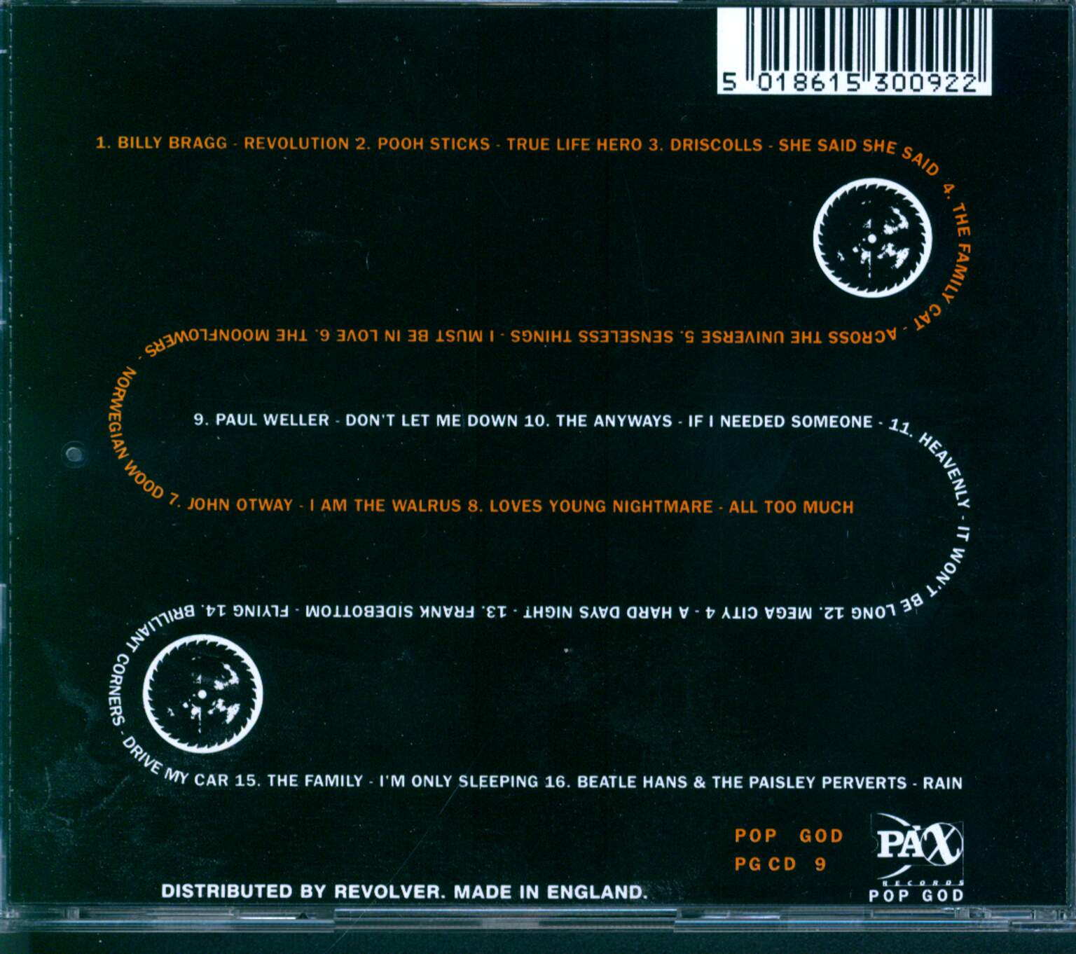 Various: Revolution No. 9 (A Tribute To The Beatles In Aid Of Cambodia), 1×CD