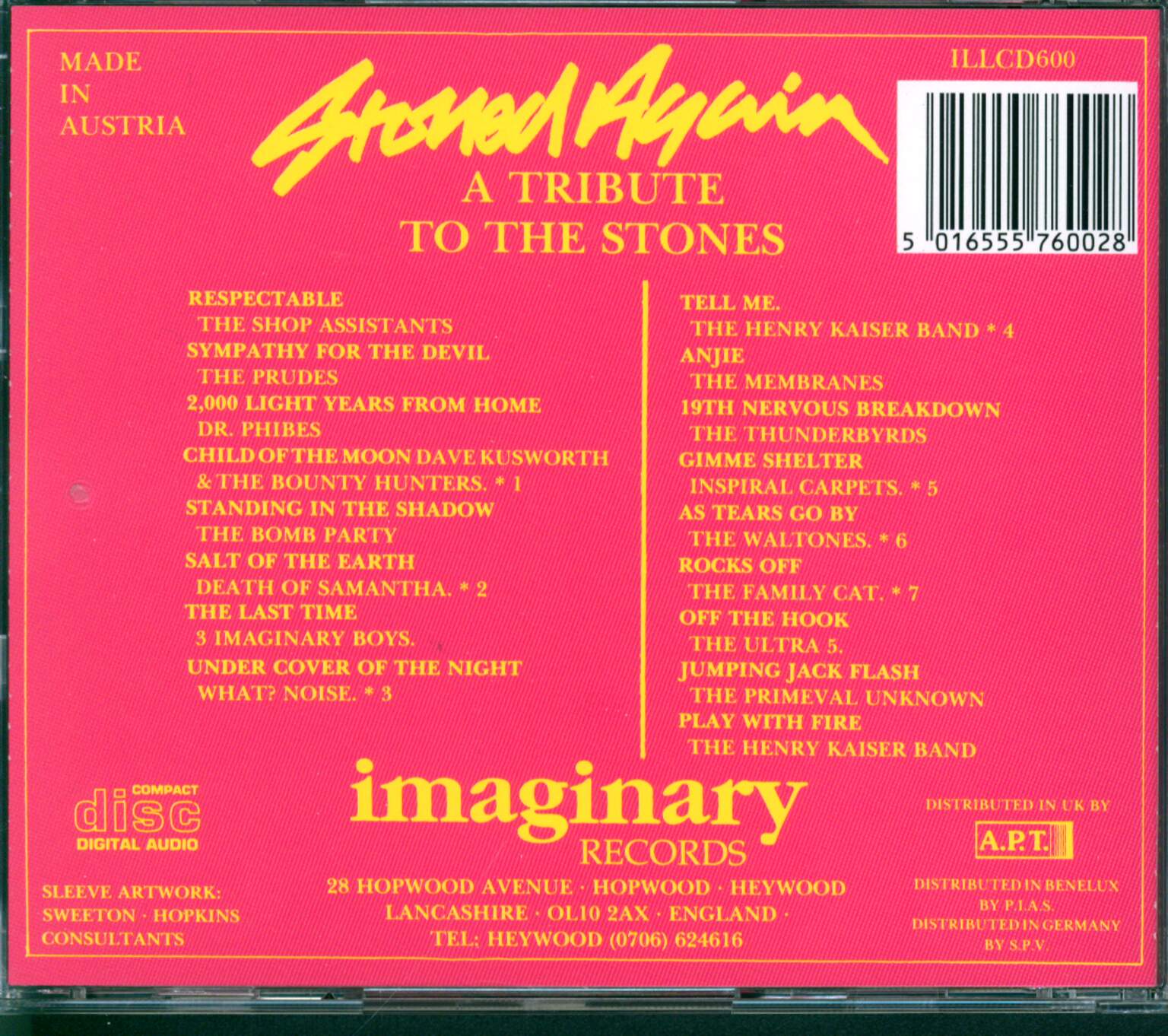 Various: Stoned Again - A Tribute To The Stones, 1×CD