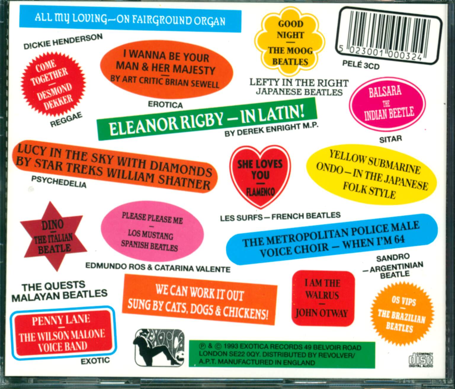 Various: The Exotic Beatles - Part One, 1×CD