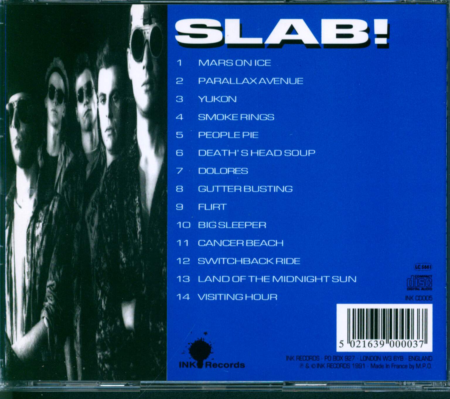 Slab: Ship Of Fools, 1×CD
