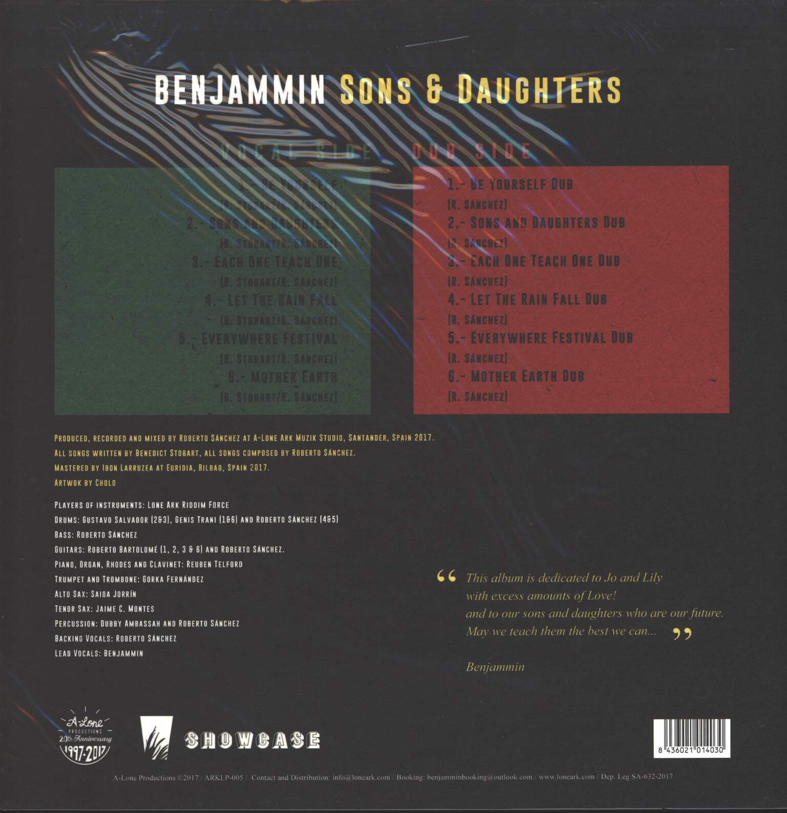 Ben-Jammin': Sons & Daughters, 1×LP (Vinyl)