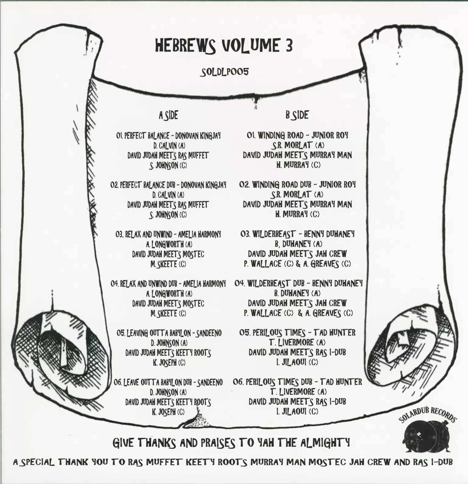 David Judah: Presents Hebrews Volume 3, 1×LP (Vinyl)